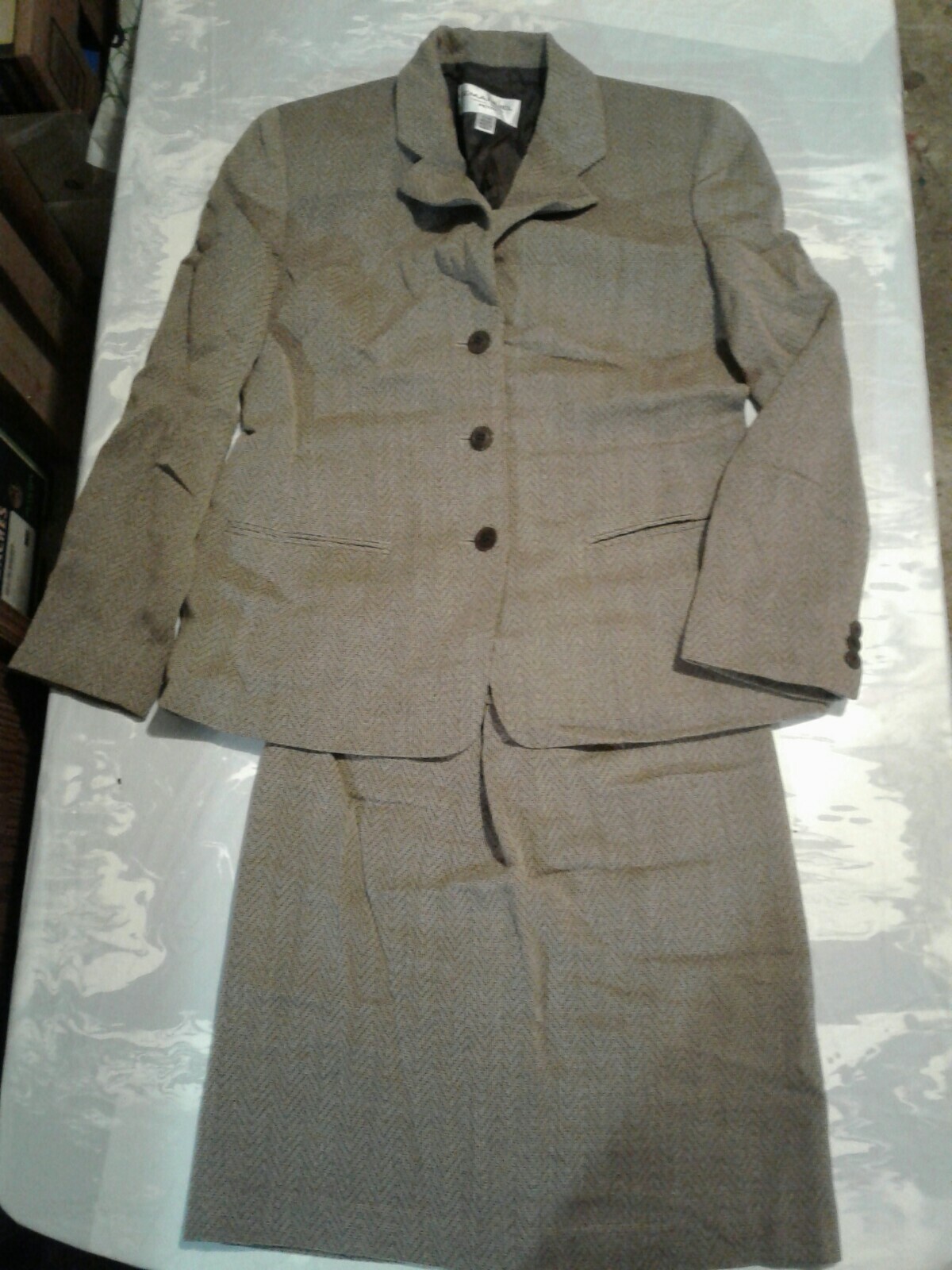 Vintage Emanuel Ungaro Womens 6/40 2 Piece Skirt Suit (cb41)