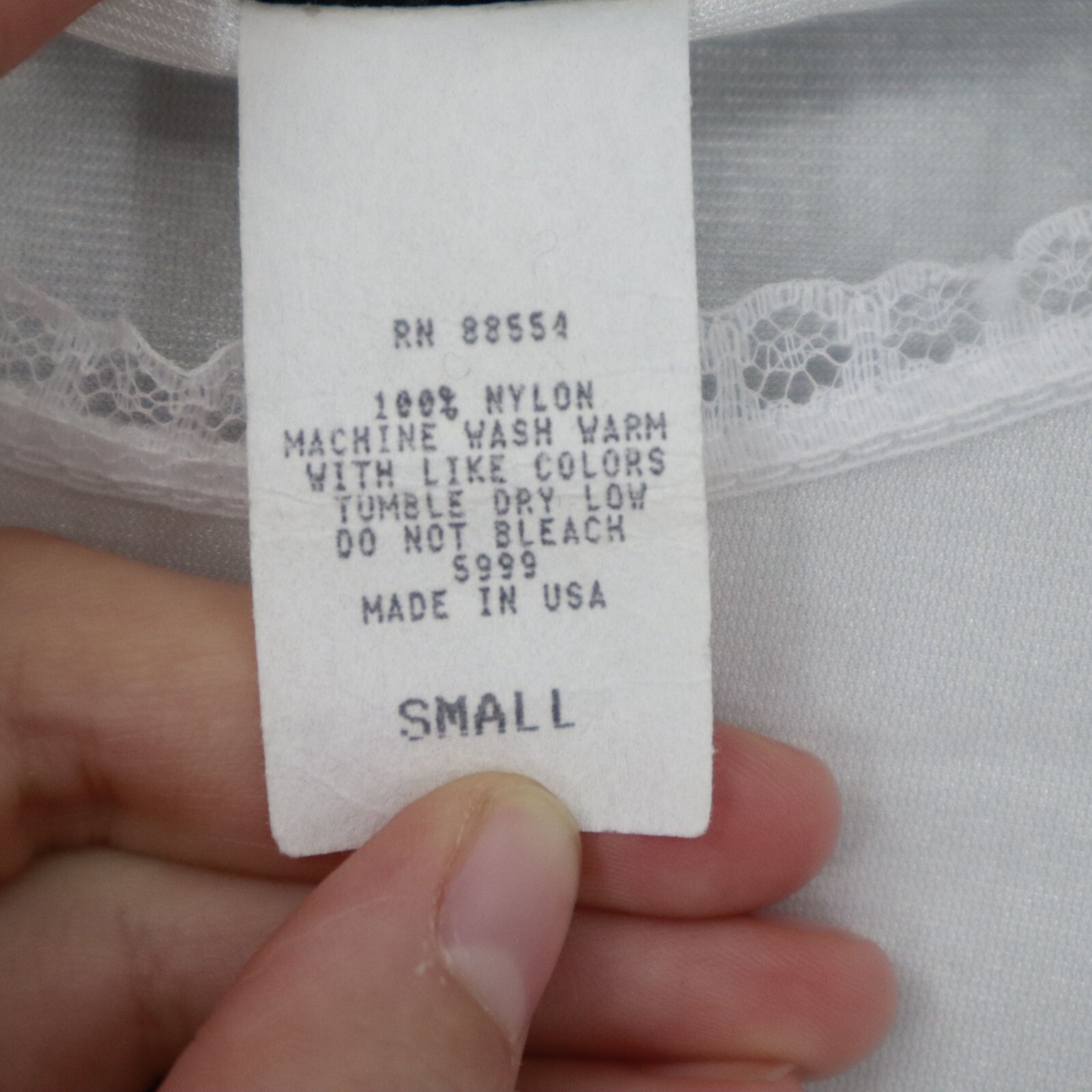 Anthony Richards Tank Top Womens S White Romantic Feminine Fairy Grunge Vintage