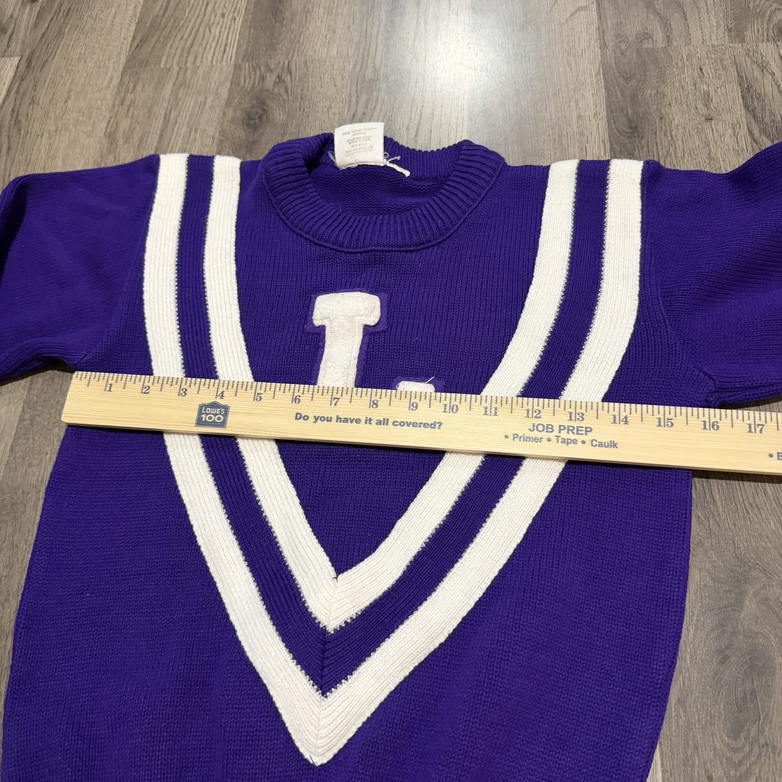 VTG 70s Spirit by Logan Varsity Letter Sweater Cheerleading Knit Womens USA XS/S