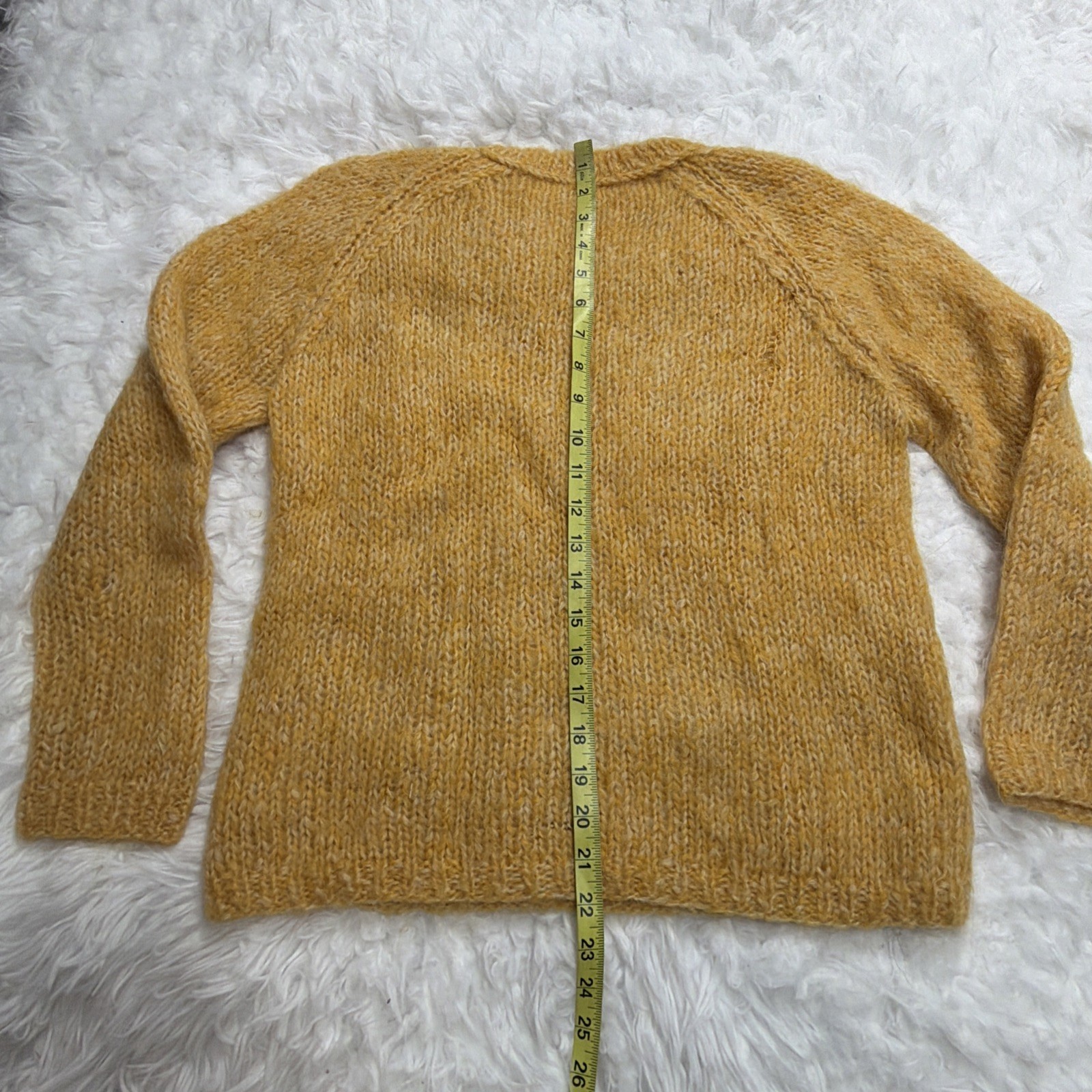 Rare! Vintage 1950’s Montgomery Ward Sweater Wool Mohair Argyle Thick Knit Italy