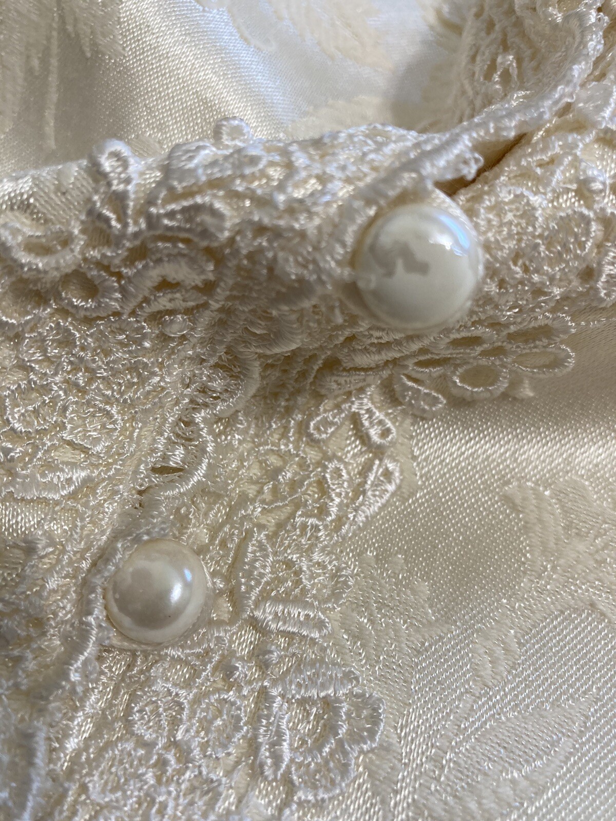 Vintage Cachet By Bari Protas 80s Victorian Tapestry Puff Sleeve Bridal Jacket