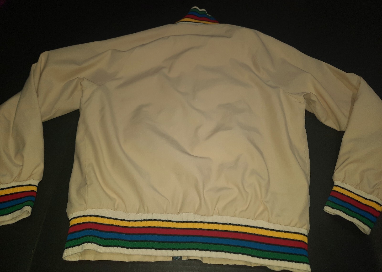 Vintage Miss J rainwear By White Bear of St Paul Rainbow Lightweight Windbreaker