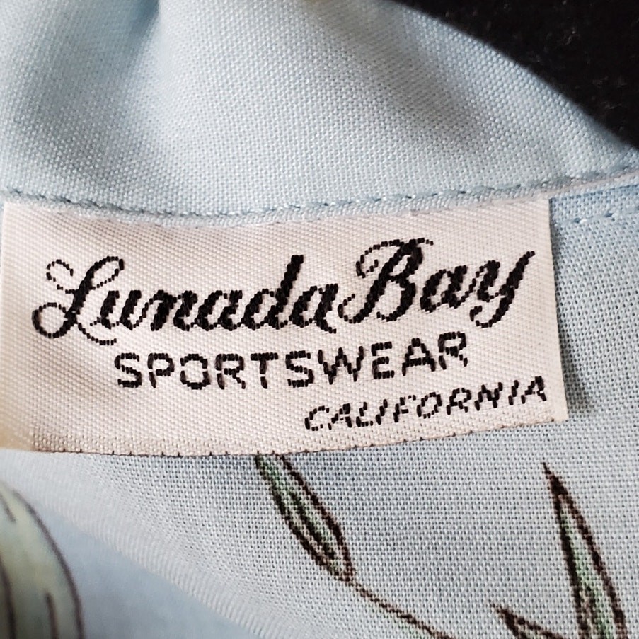 Vintage Lunada Bay Sportswear Dress Blue Giraffe All Over Print Belted Fits S/M