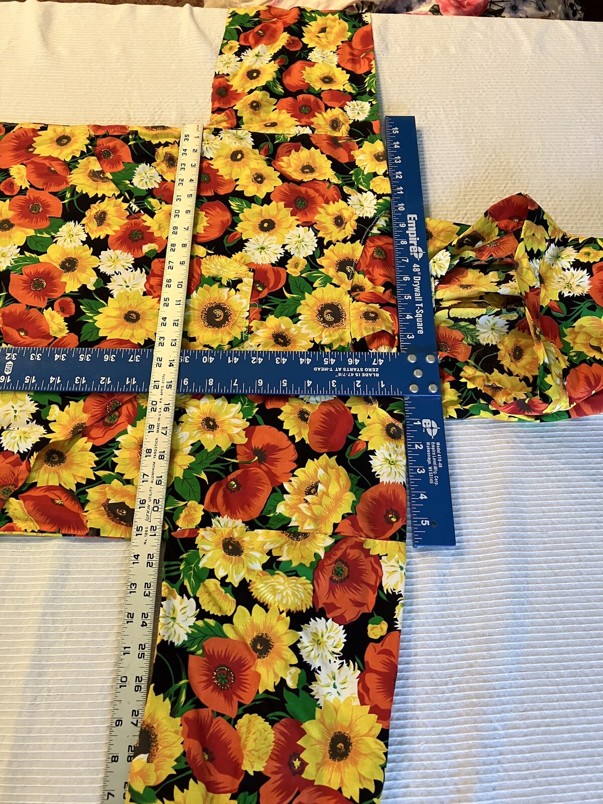Cotton Dress Garden Flowers Boho farm hooded Homemade no tags L? Amish Pleated