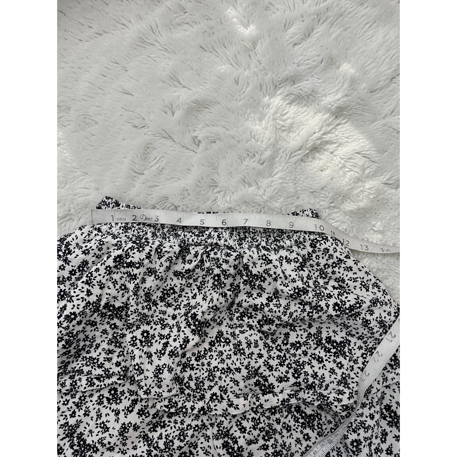 Old Navy Floral Tiered Ruffle Skirt Size L 10-12