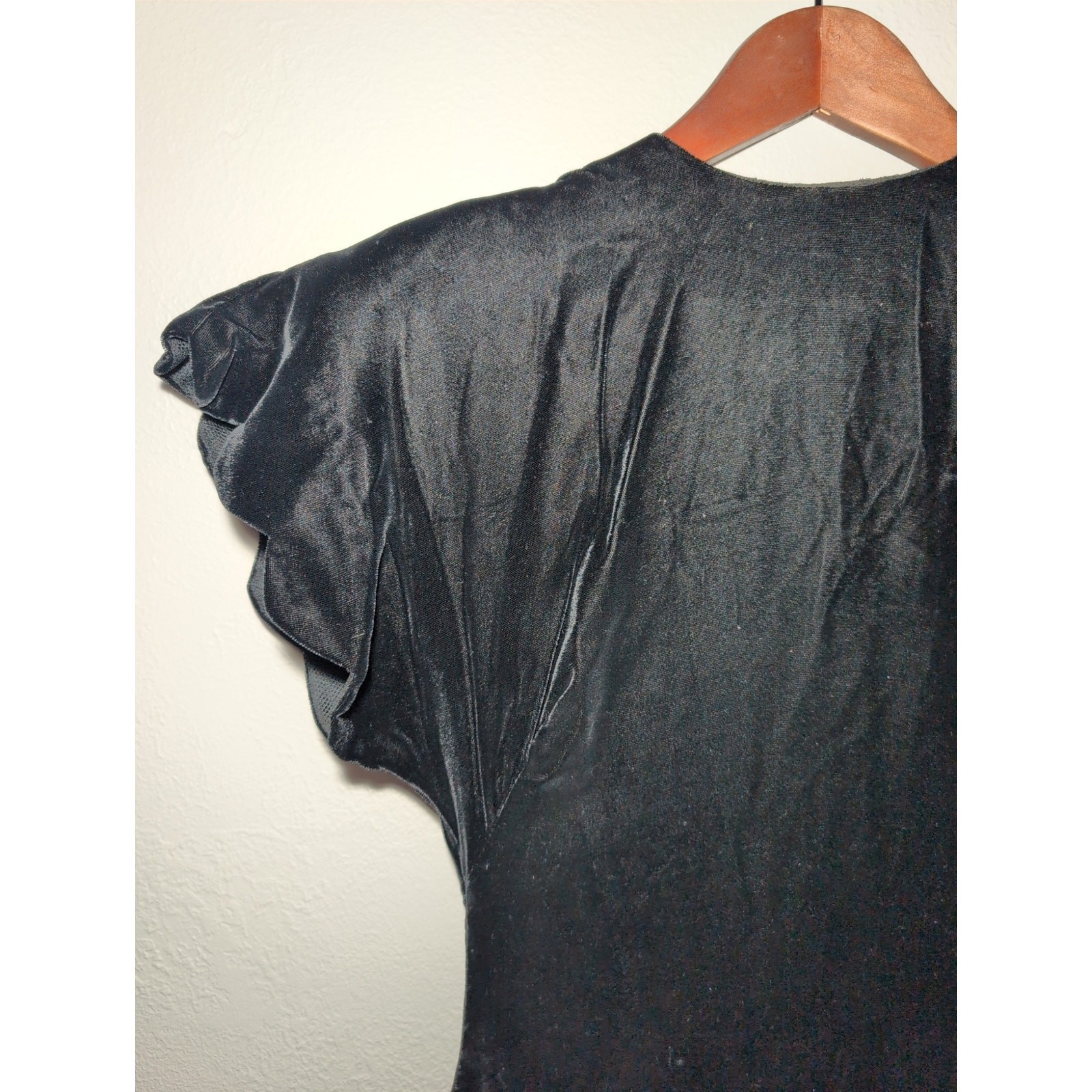 Vintage Party Lines by Domb Black Velvet Green/Pink Taffeta Dress Ball gown XXS