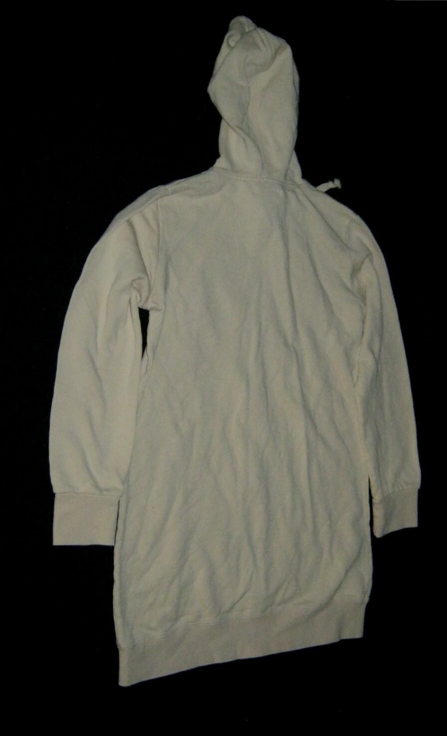 NWT BCBG MAXAZRIA Hoodie BEIGE S Tag 17″ Armpit to Armpit 26″ Neck to Waist