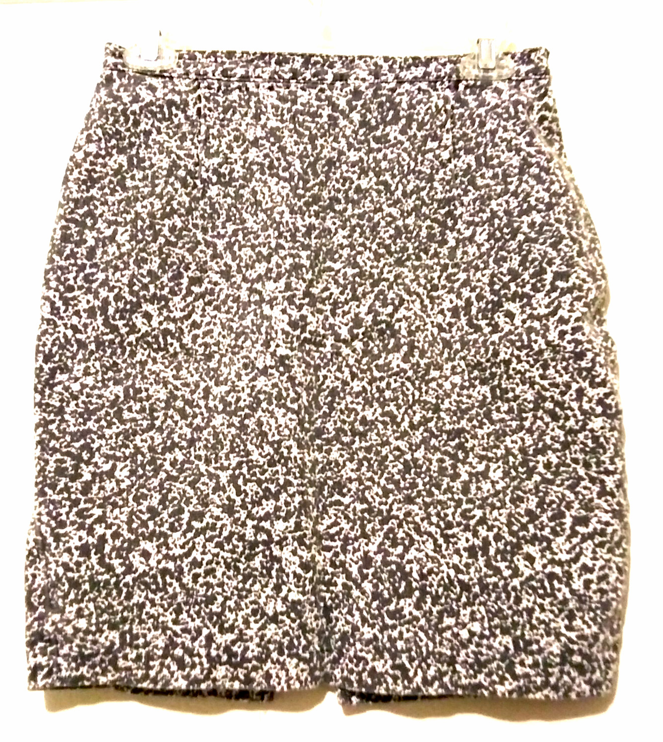 Vintage 1980s JouJou Black White Camo Mini Skirt Juniors Size 7