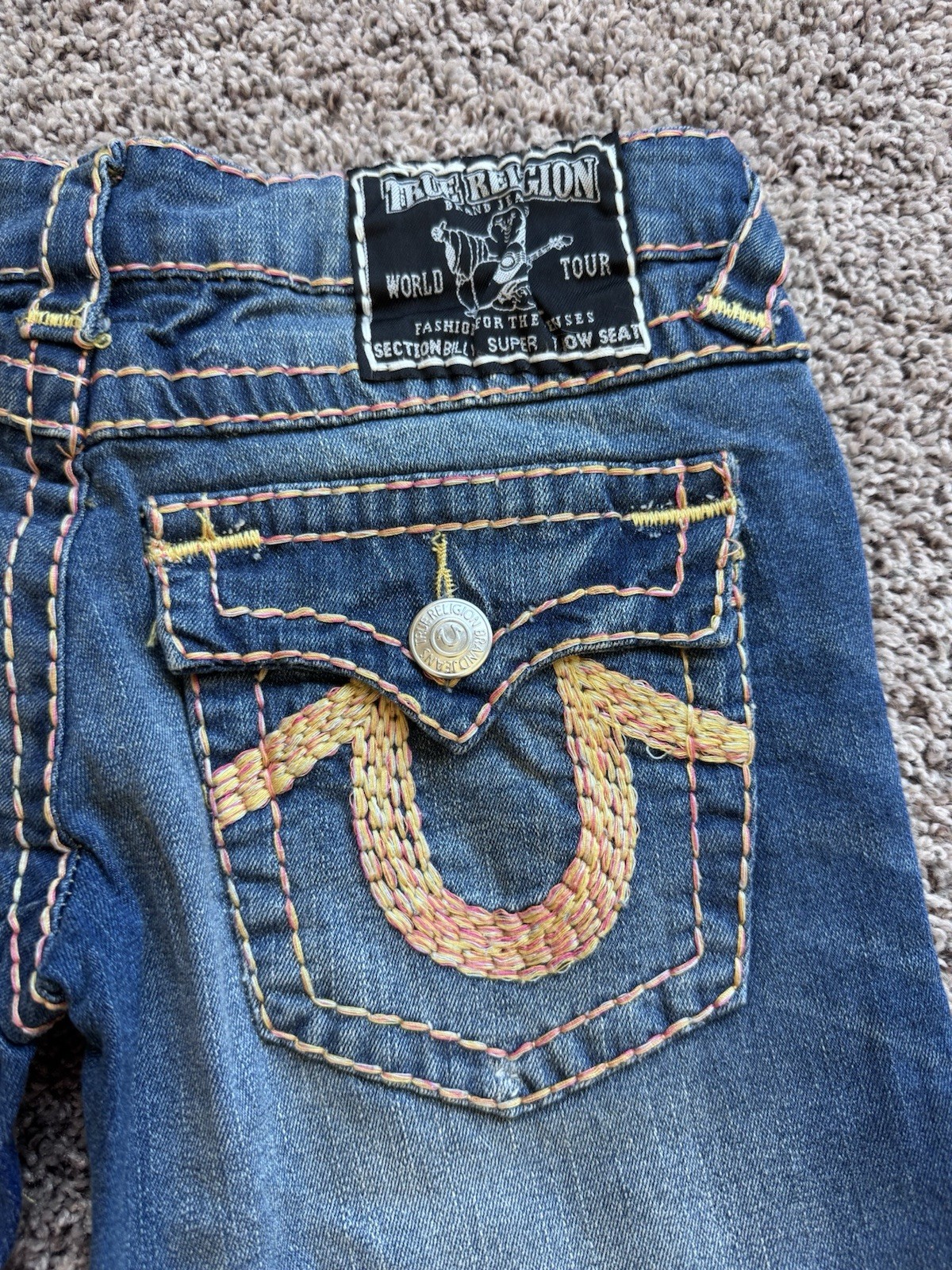 True Religion Billy Super T Bootcut Jeans NWT Made USA 29 Style 245030MBTE