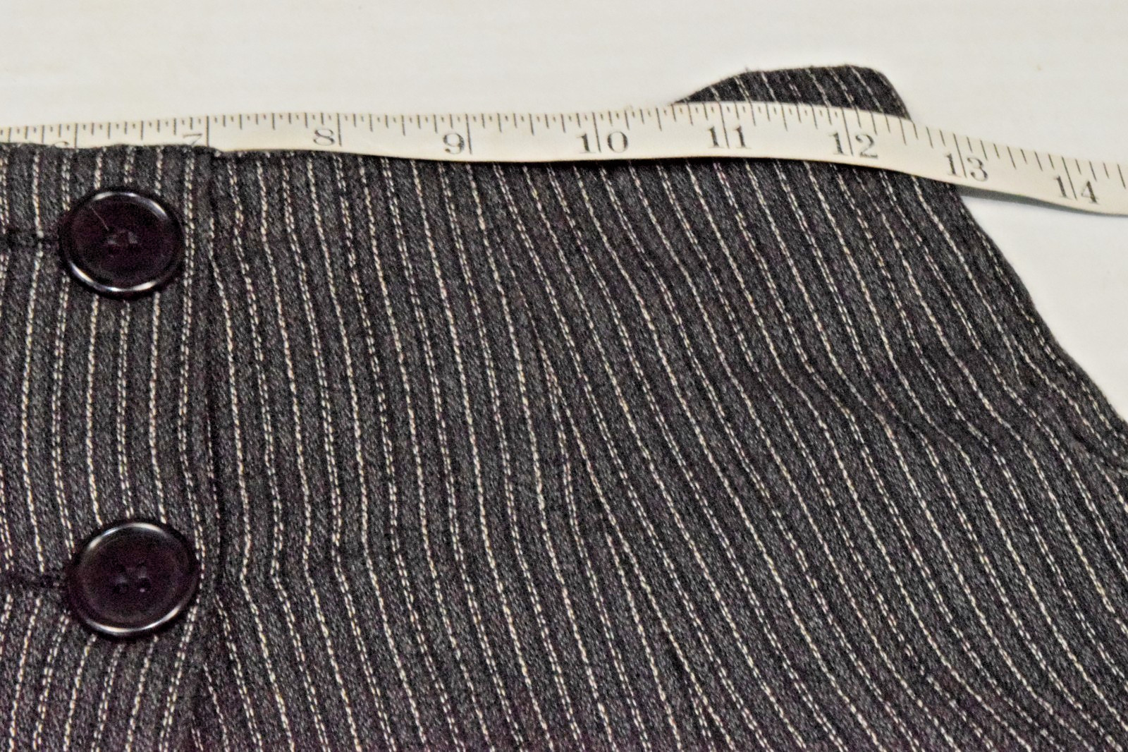 Vintage Mini Skort Shorts Clothes Circuit Size 7 90s Pin Stripe Lined Made USA