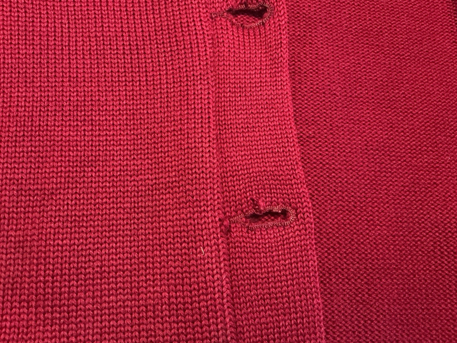 VTG Woman’s Letterman /Cheerleader Sweater Heavy Wool Knit Maroon/Gold 1964