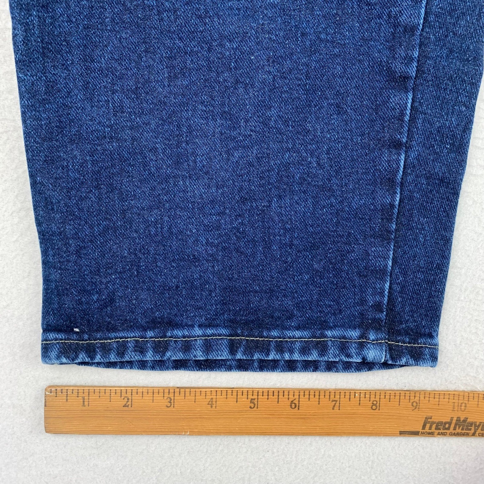 VTG Wrangler Mom Jeans Womens 20 Dark Wash High Rise Straight Leg Western
