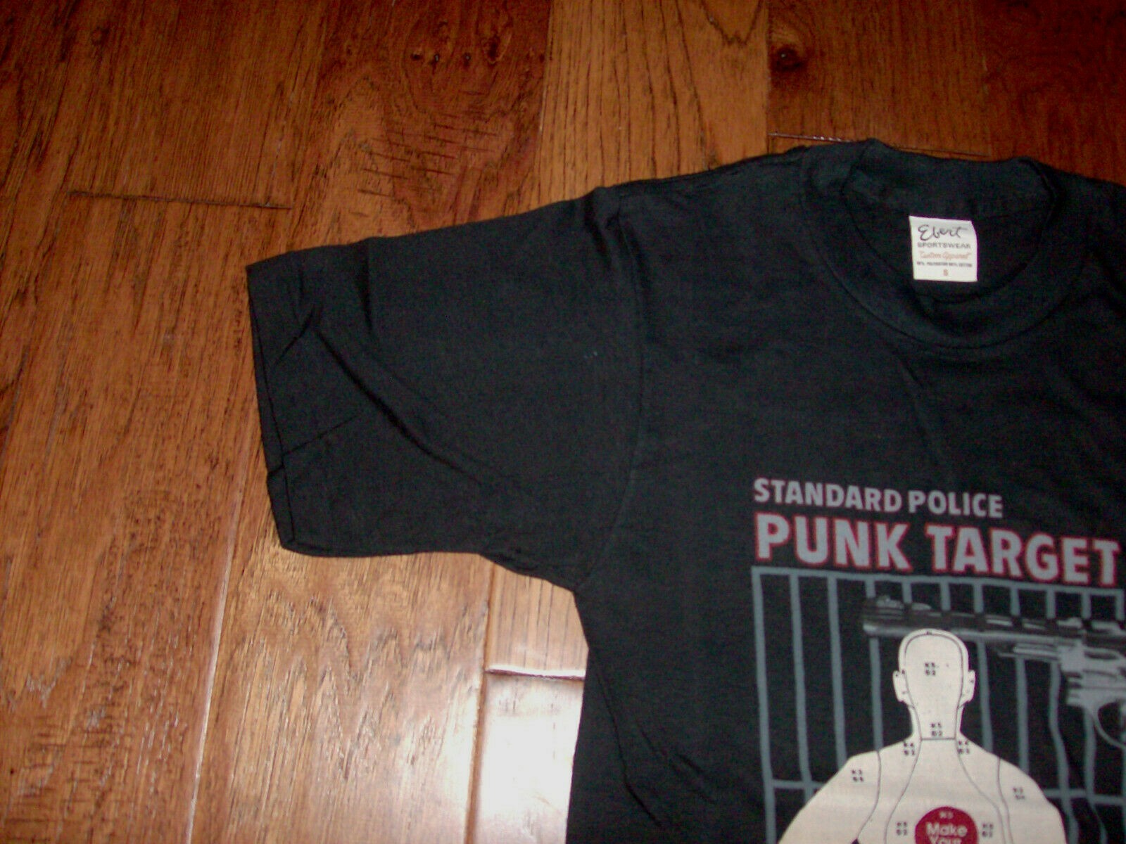 VINTAGE T-SHIRT POLICE PUNK TARGET MAKE MY DAY