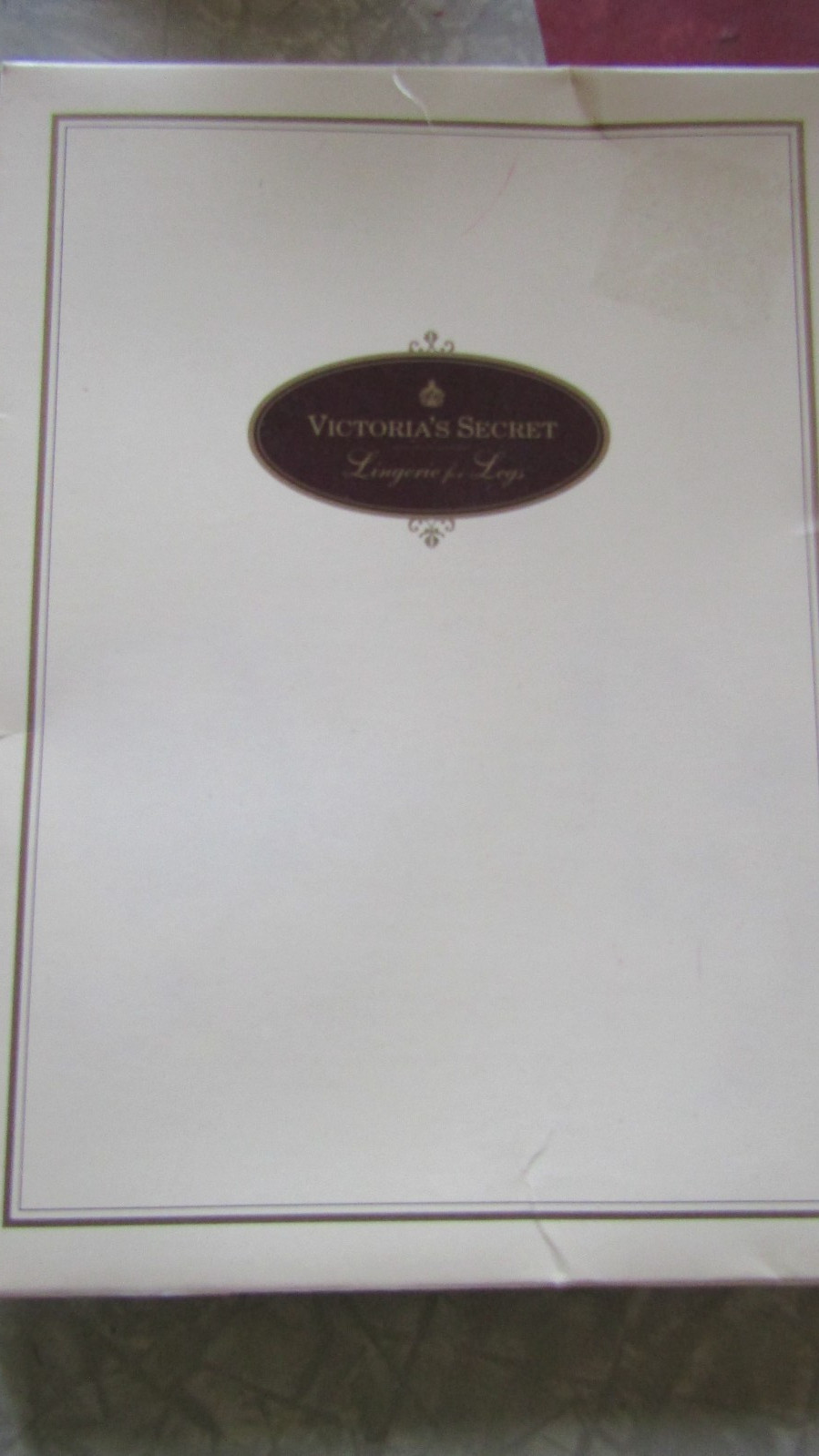 VICTORIA’S SECRET Vintage MIDNIGHT BLACK Nylon SEAMLESS STOCKINGS- Size M-1980’s