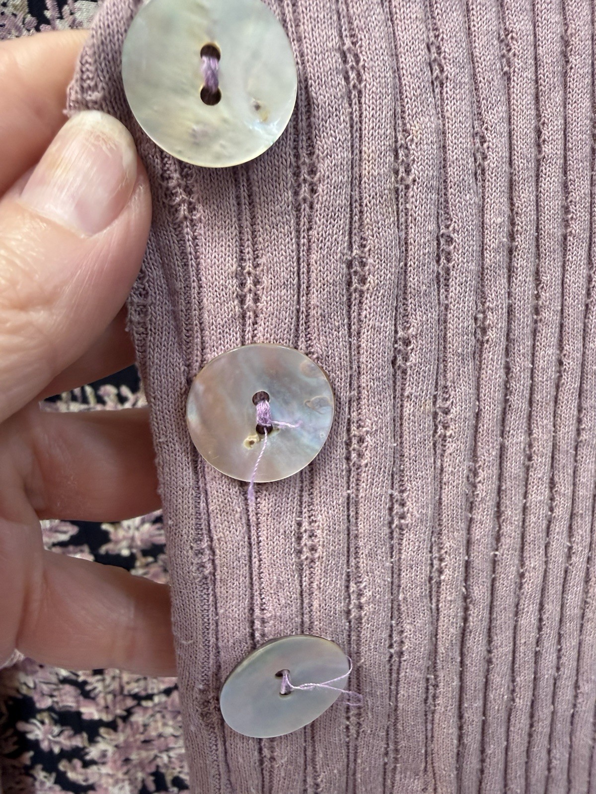 Vintage 90’s Y2K Rabbit Rabbit Rabbit 2 Pc Floral Maxi Dress & PINK Cardigan 14