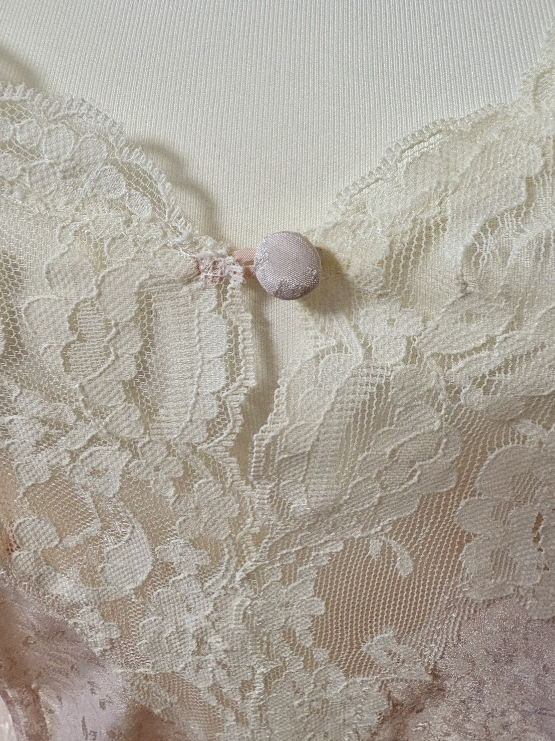 Vintage 1980s Victoria’s Secret Pink Satin Lace Teddy Lingerie Kawaii