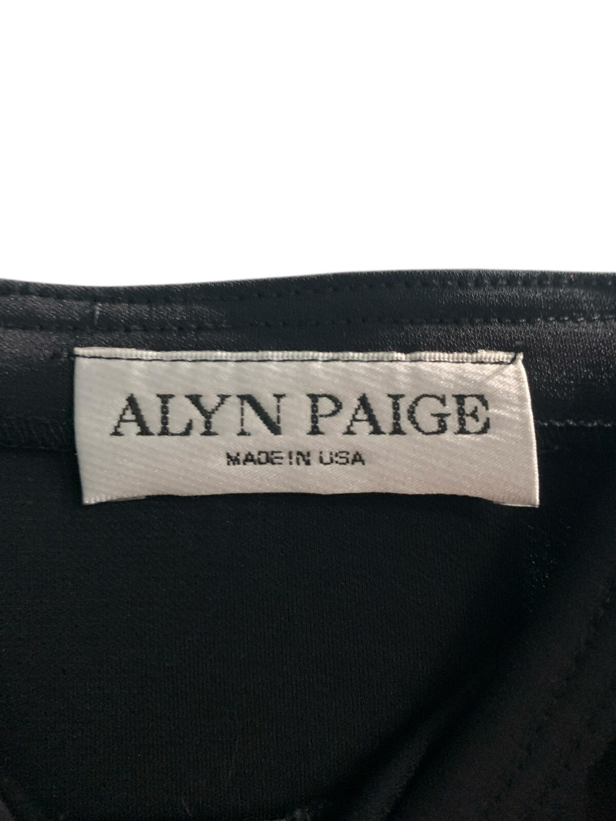 Black Alyn Paige Y2K 90s Slip Dress Floral Embroidery Spaghetti Straps USA M