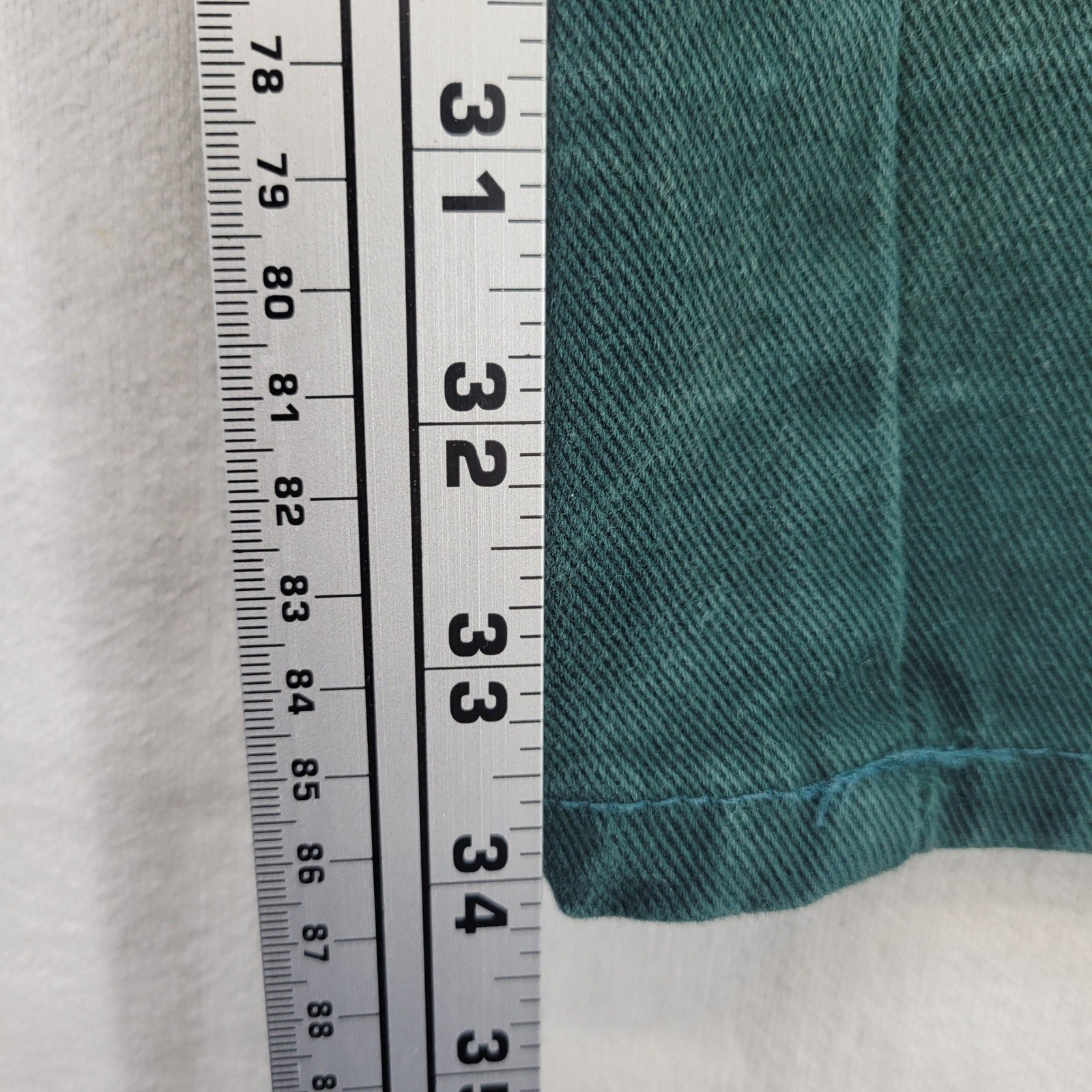 Roper Western Straight Jeans Women 5/6 Green VTG High Rise Button Fly Made USA