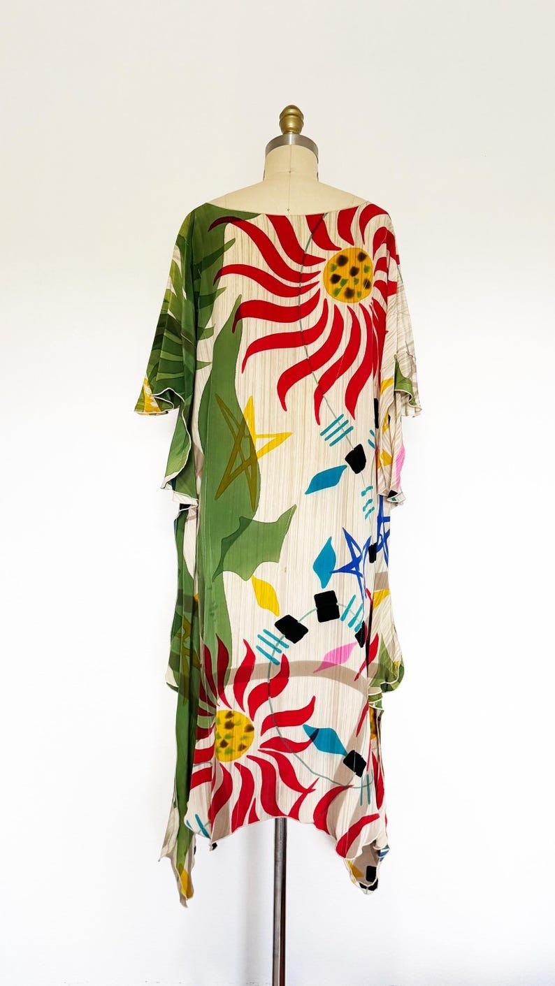 1960s Caftan / 1960s Silk Caftan / Vintage Caftan / One Size