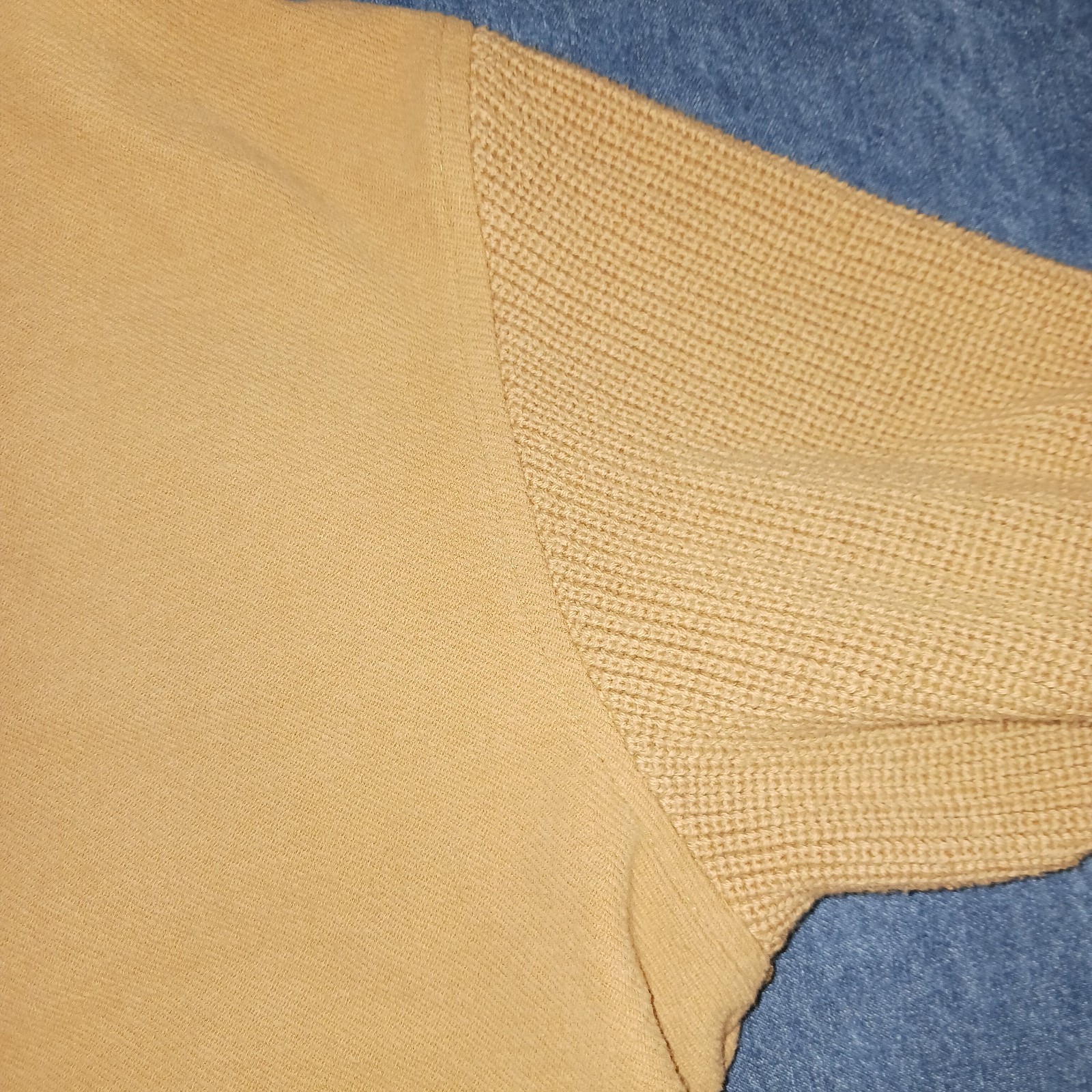 VINTAGE LIZ CLAIBORNE Liz & Co Petite S Sweater Coat Jacket Beige Horse Logo