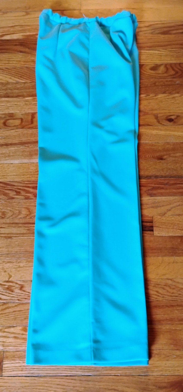 VTG 60’s „Devon” Sea Foam Green Double Knit Poly Mod Bell Bottom Pants Suit
