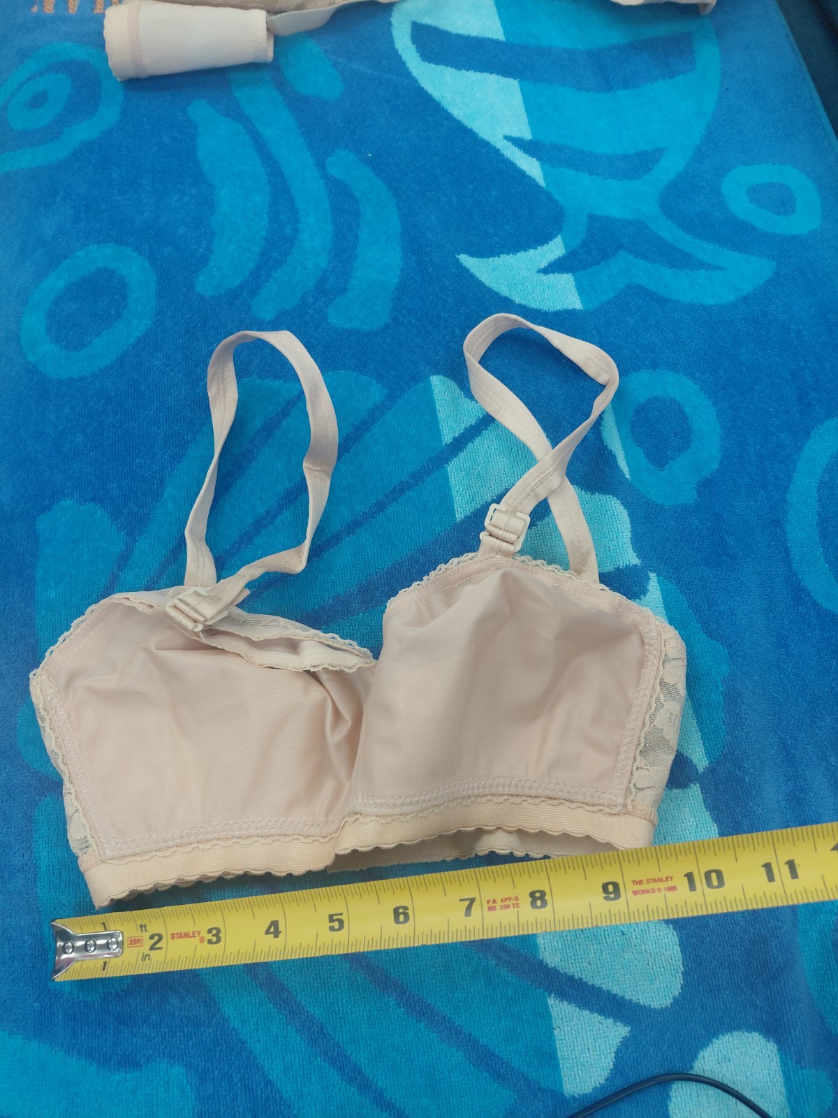 Vintage Lady Cameo Lingerie Bra Size 26E