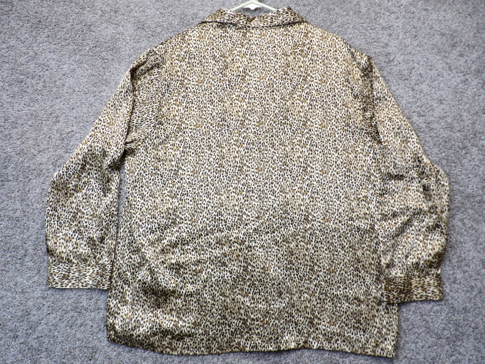 Vtg INNER MOST Womens 2 Piece Pajama Set Y2K Animal Print Long Pant PJ’s L/XL