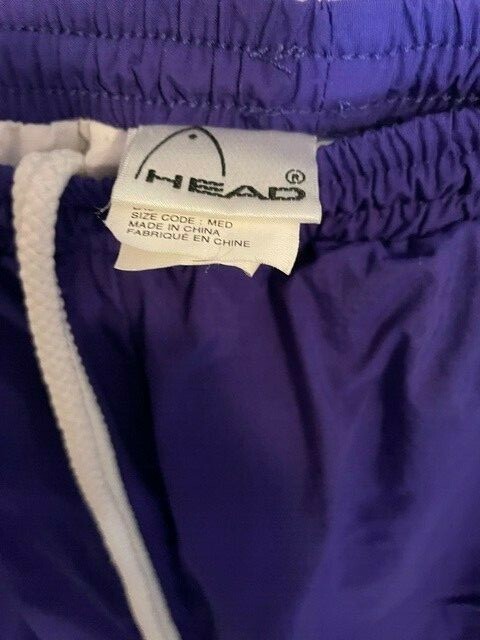 1980’s Head Sportwear Women Purple Sport Suit Track Tennis Warmup Vintage Lrg