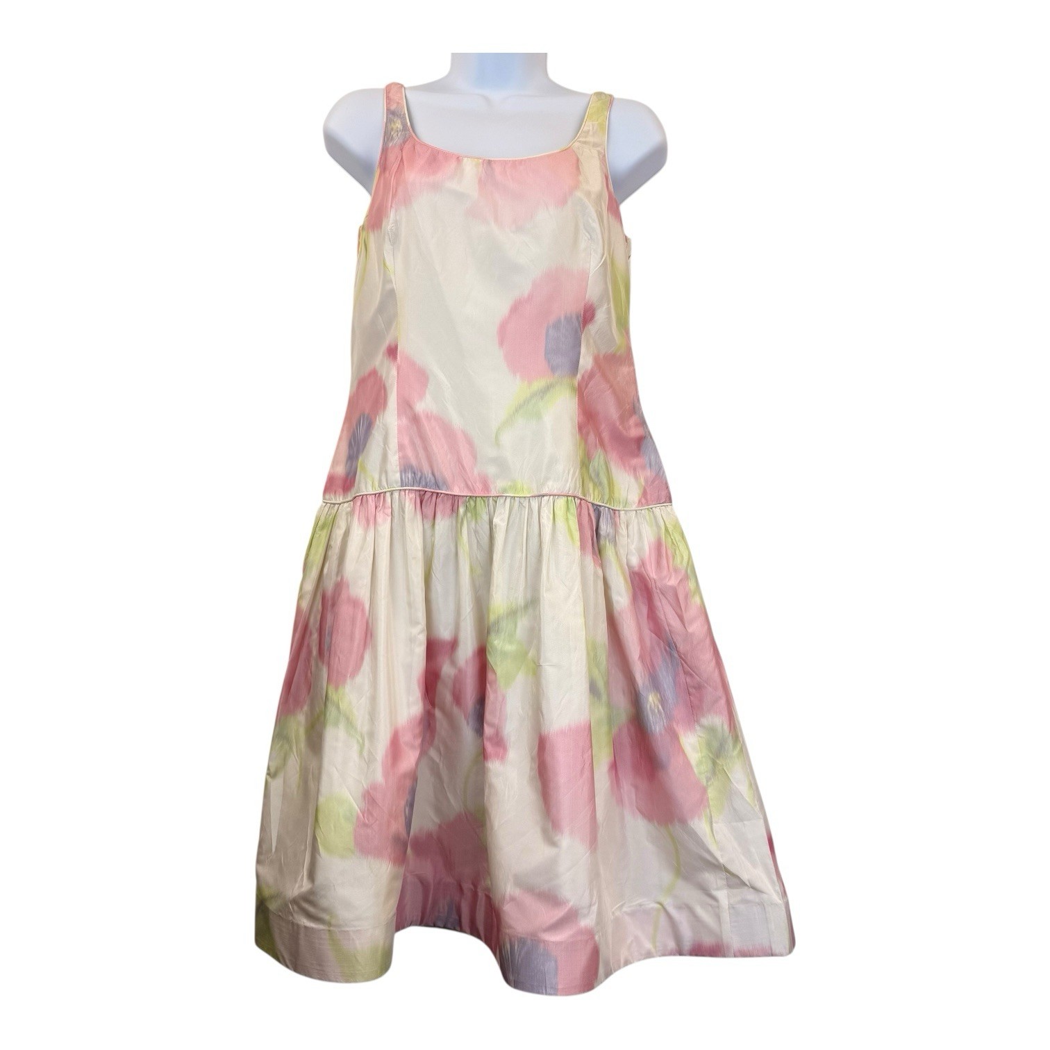 Bill Blass Neiman Marcus Vintage Floral Dress Womens Made USA 1980’s