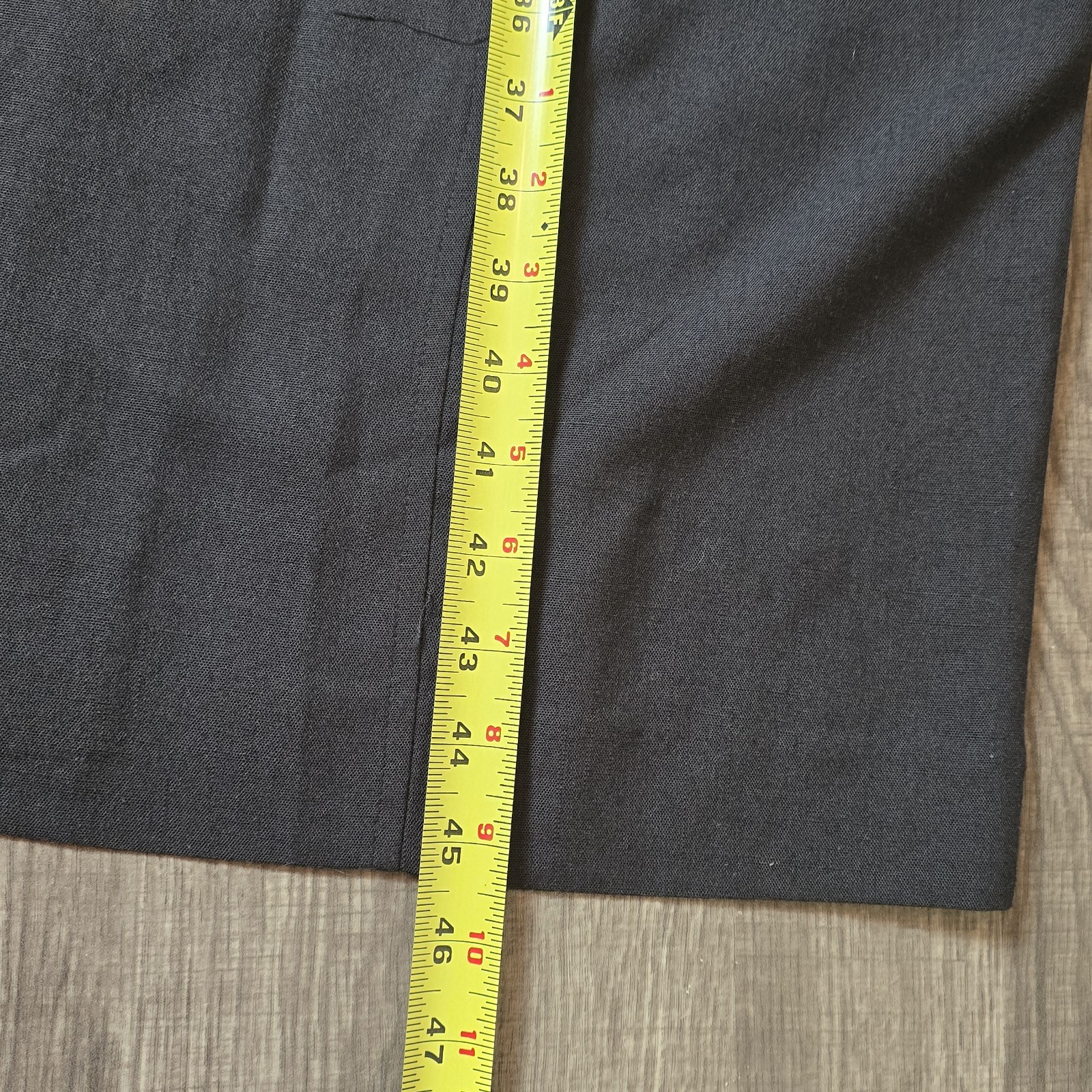 Vtg. Willi Of California Black Dress 16 Pockets Gathered Waist 80’s Corporate