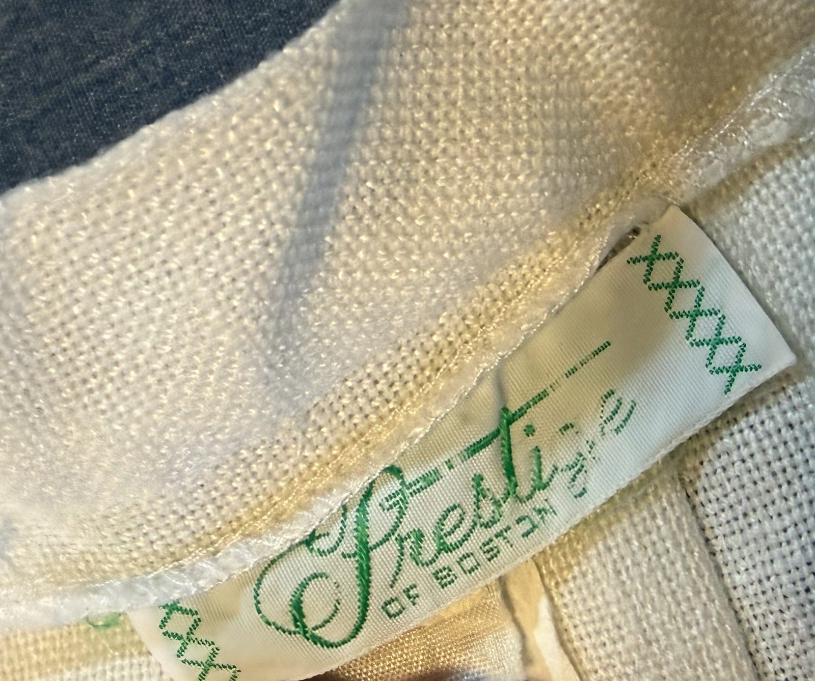 PRESTIGE of BOSTON Vintage 60s 70s Preppy Pleated Skirt 10 Union Made White