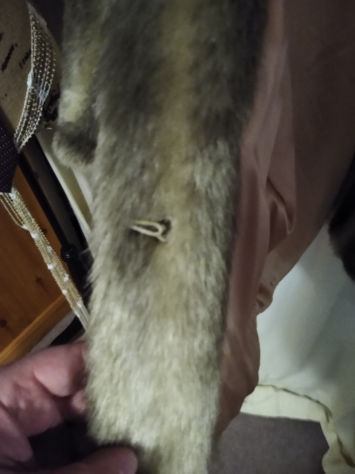 Colony Faux Fur Coat 1950s Size 10 Globe USA Very Rare Vintage Movie Prop Regal