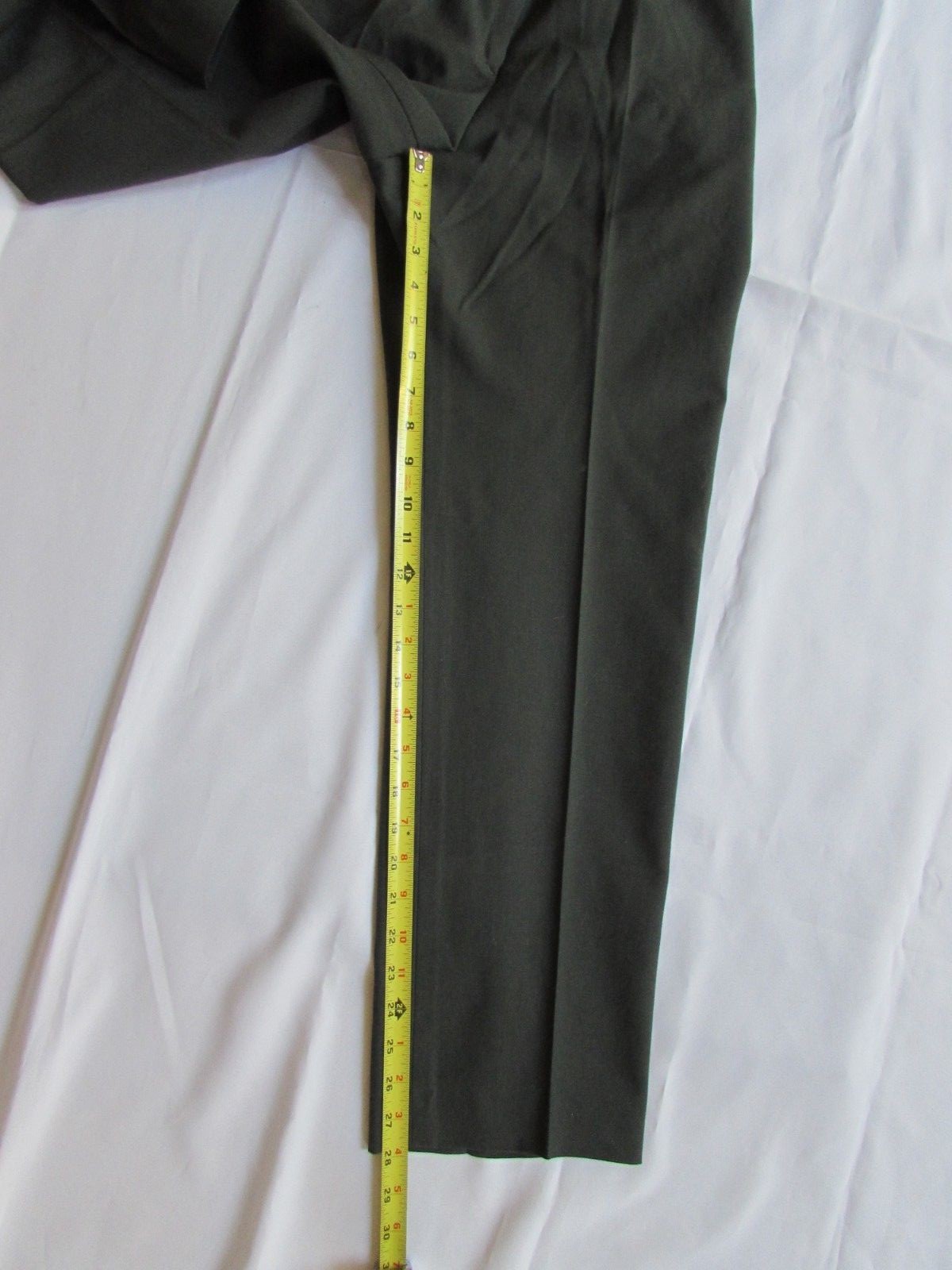 VTG Women’s Olive Green Army Uniform Trousers Pants Size 12 R(S/M)1960’s/70’s