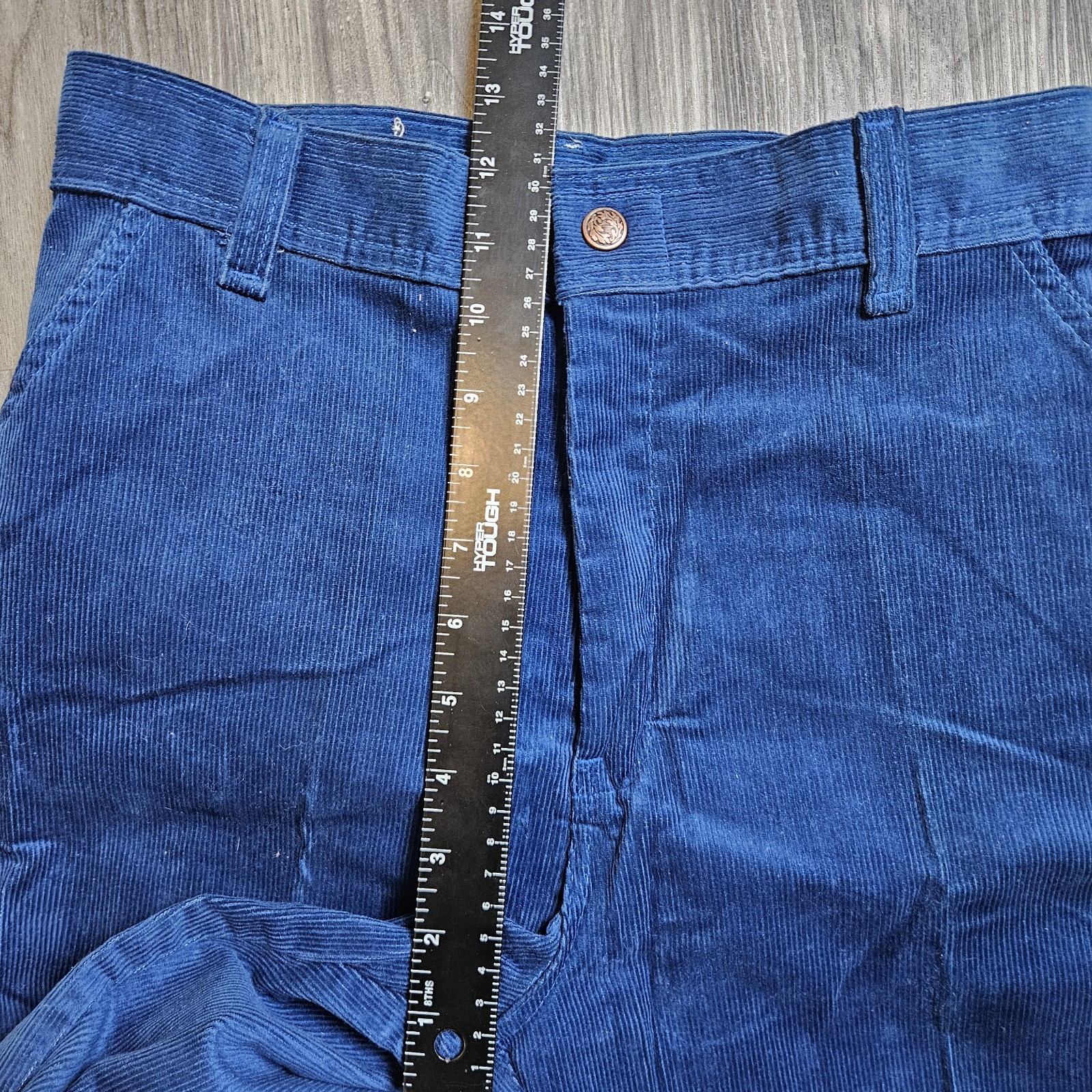 NWT 1980s Women’s Blue March 1 Corduroy Pants High Waisted Mom Jeans 29×32 VTG