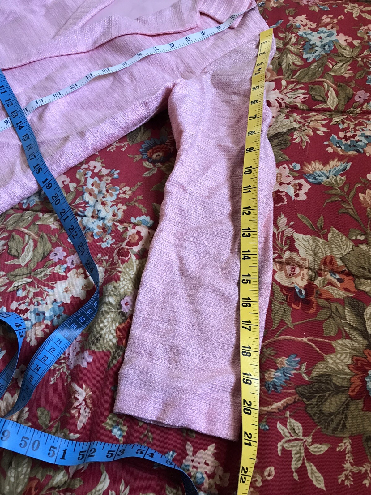 Sa’Bett of California Women’s Vintage 60’s Pink Coat Jacket Skirt Suit Size XS/S