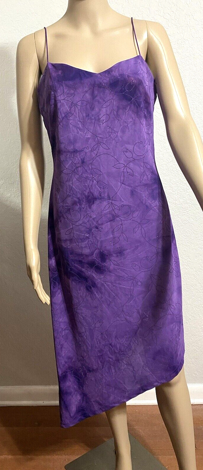 Vintage BYER TOO! California Purple Dress Juniors Size Large