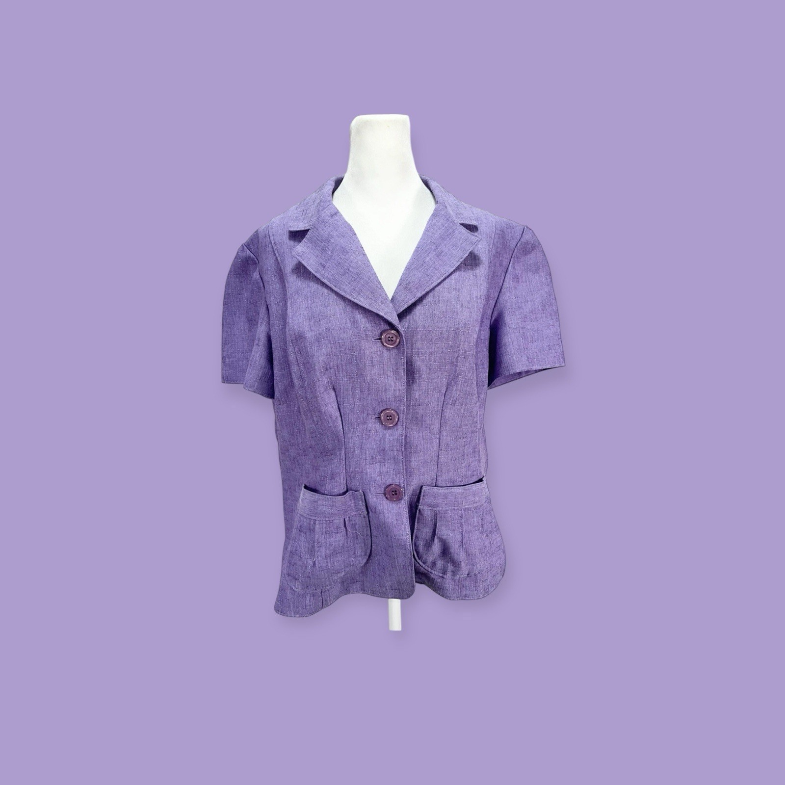 VINTAGE K-STATE TAPESTRY PATCH SUIT BLOUSE SLACKS WILDCATS SPORTS UNIFORM 14