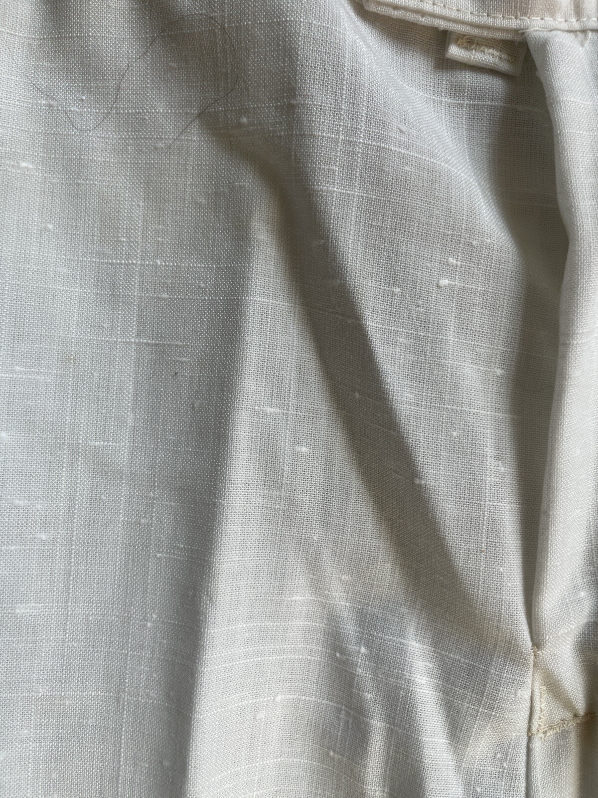 Vintage NEW 1970s Bell Bottom Sun Jeans Retro Unisex Sz 9 10 32×32 White Flare