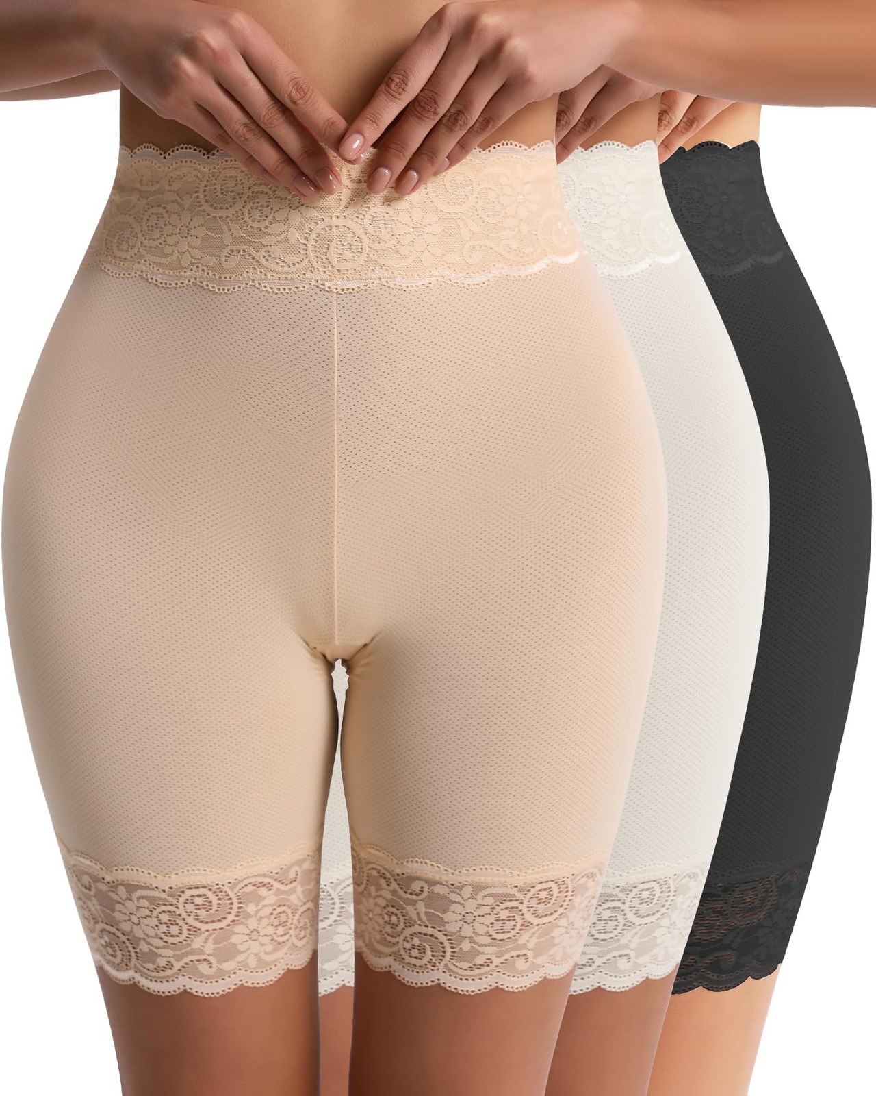 Women’s Slip Shorts for Under Dresses Cooling Anti Chafing High Waisted Under…
