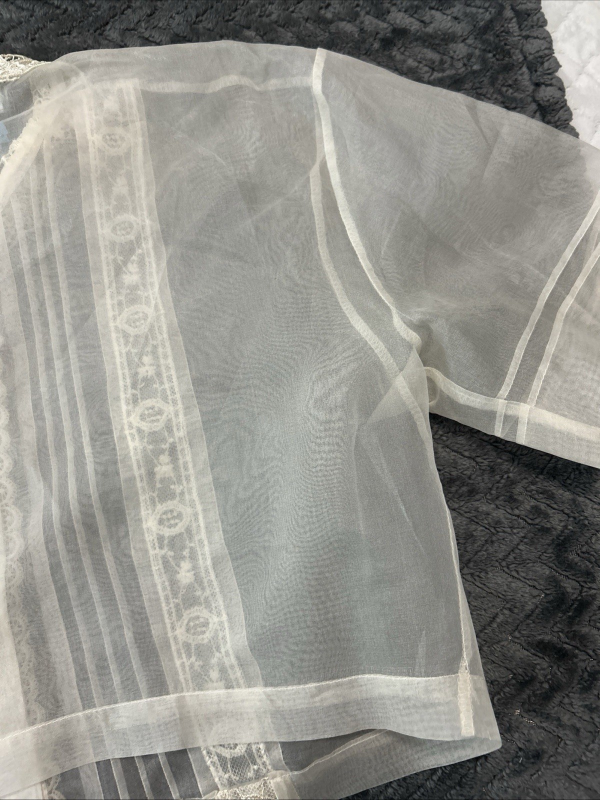 Karen Alexander Vintage Size 8 Sheer Shirt