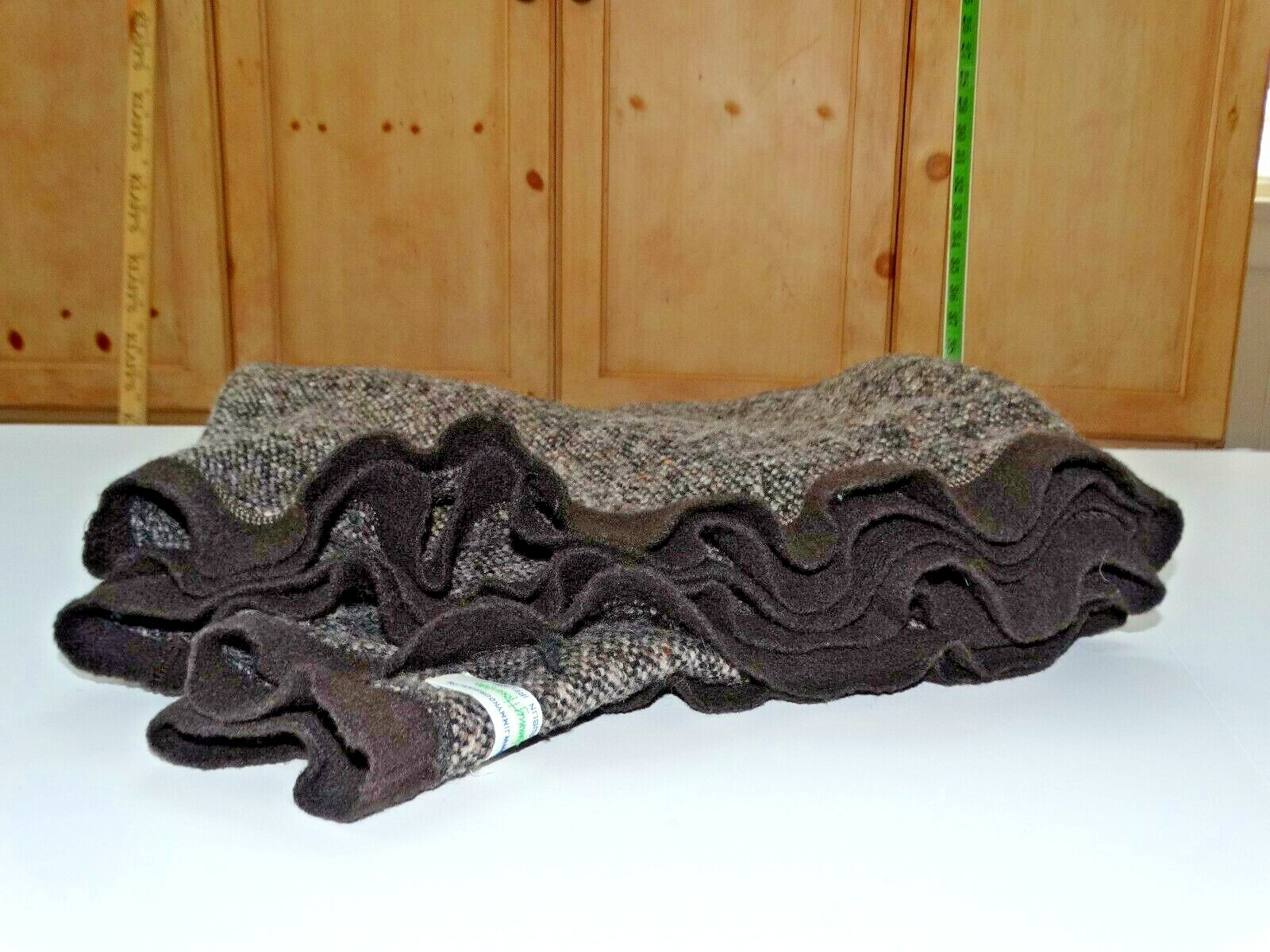 Jimmy Hourihan of DUBLIN wool blend BROWN wrap CAPE one size S/M/L – Excellent!