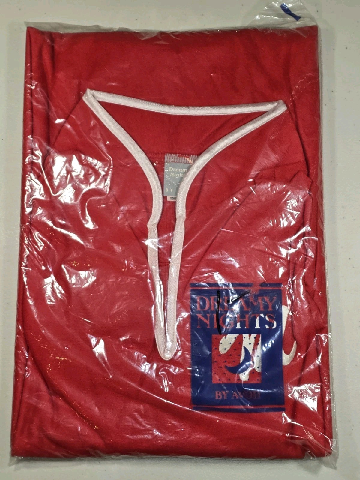 Dreamy Nights By Avon Red Nightgown Size Medium Maternity? 36-44 NEW VTG RARE