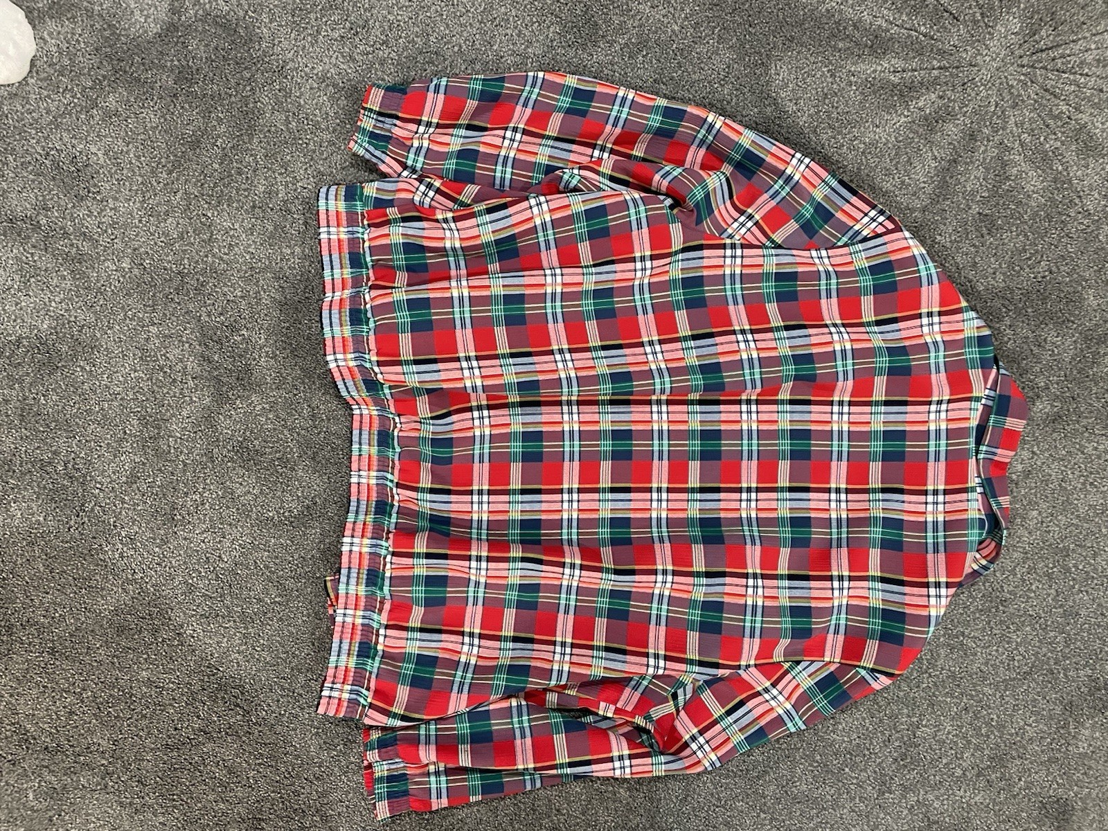 Vintage Tartan Plaid Lightweight Spring Jacket Size XL 90’s Y2K Preppy Golf Core