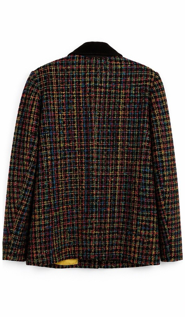 Vintage Criscione New York Multicolor Tweed Blazer Jacket Women M