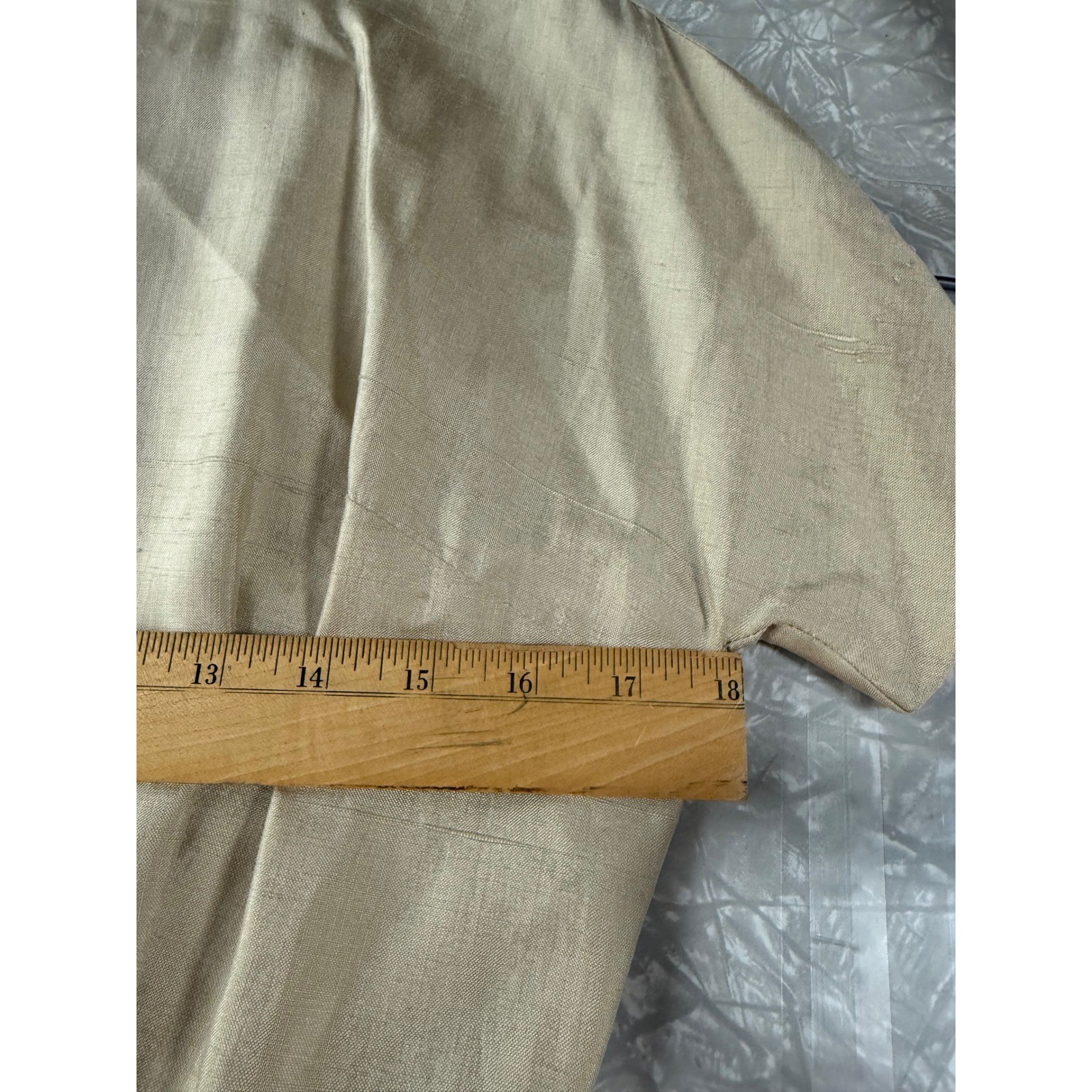 Vintage Bobbie Brooks Champagne Raw Silk Sheath Dress 60s Bow S MCM Cocktail