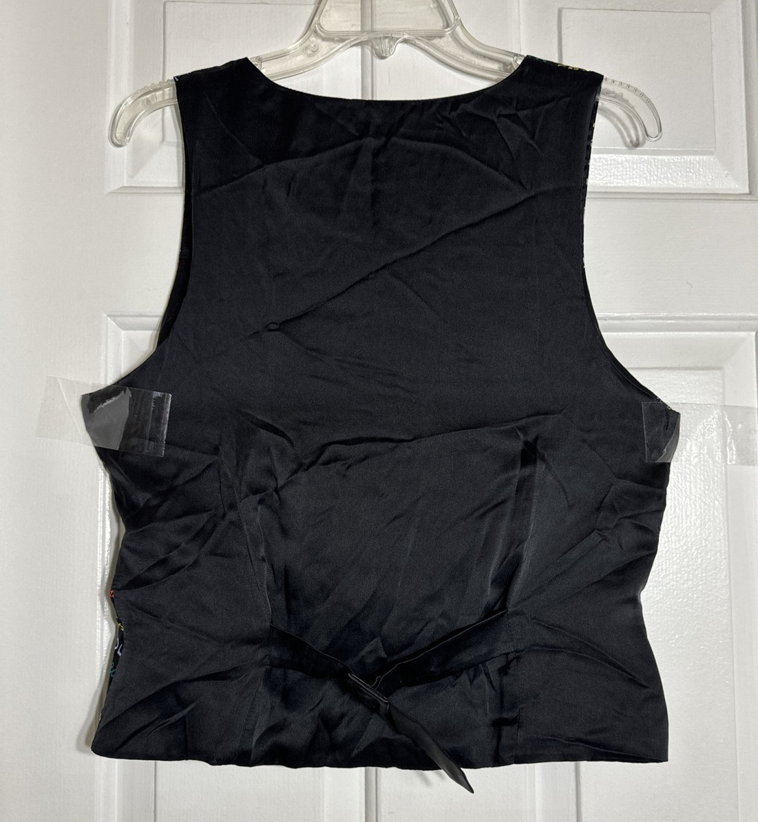 Vintage 90’s Nicole Miller Silk Vest Slang & Throwback Pop-culture Catchphrases