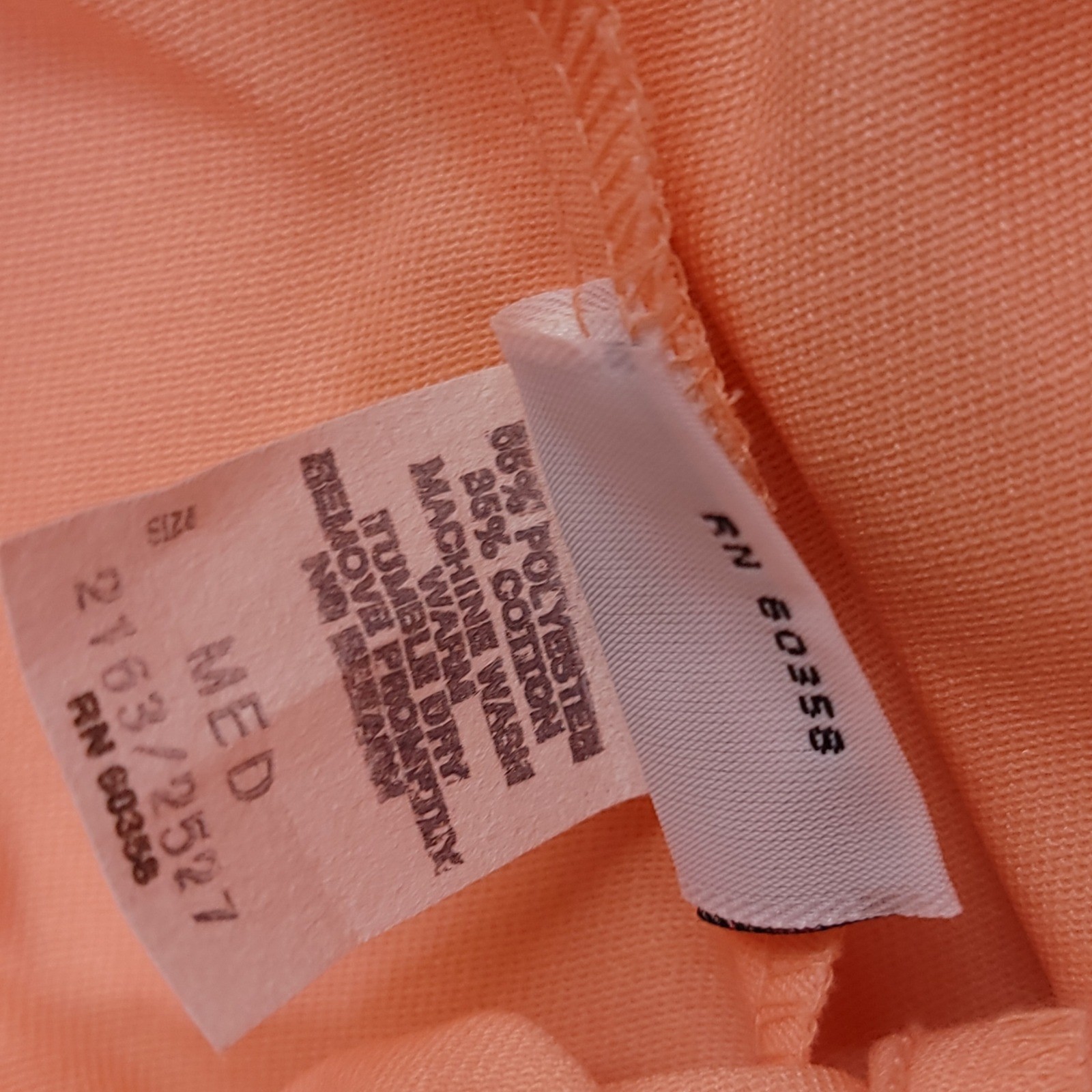 Catnip Vintage 90s High Waisted Elastic Waist Pants Peach Apricot Medium NWT USA