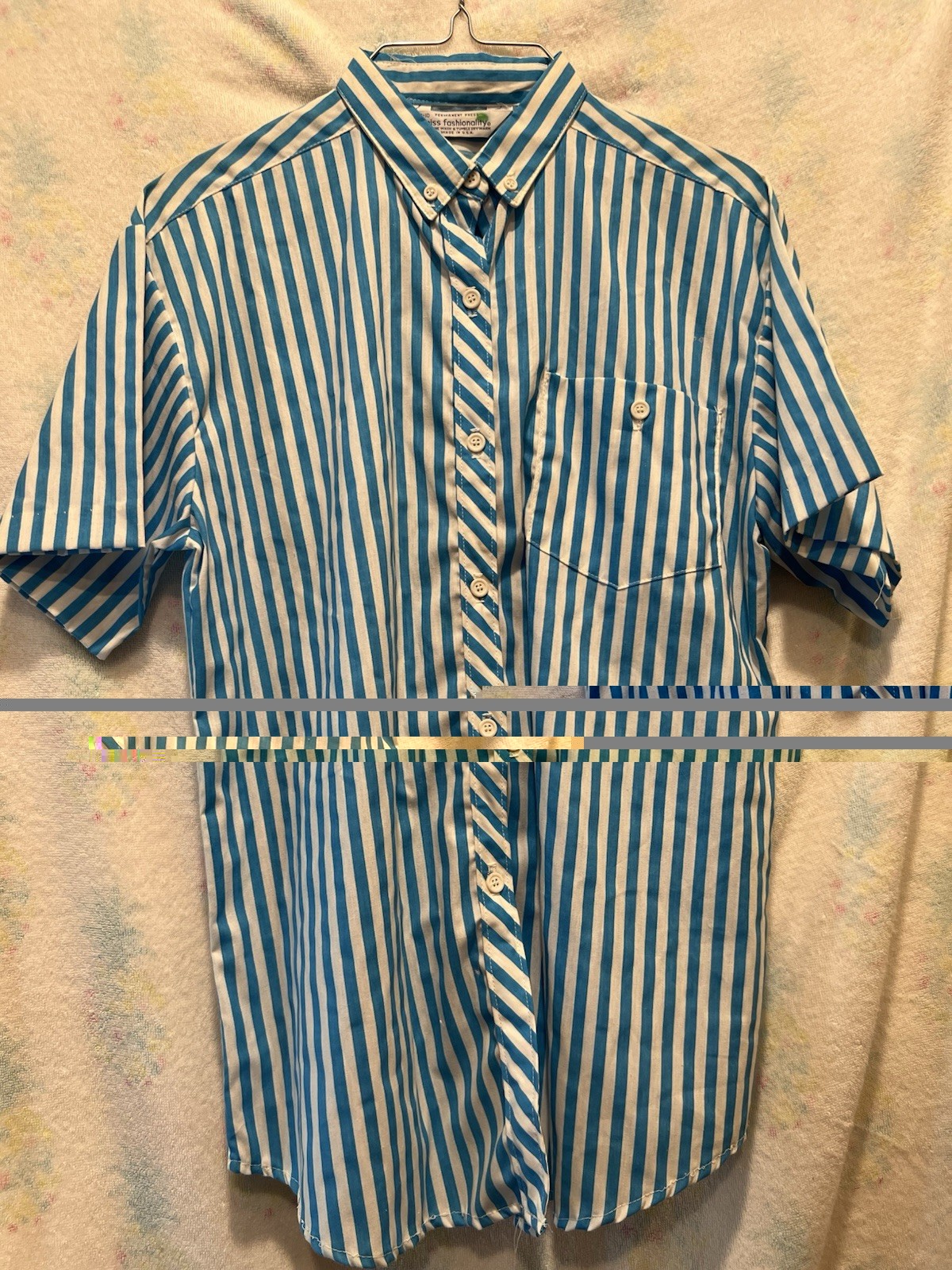 Vintage Miss Fashionality Button Up Shirt Sz 9/10