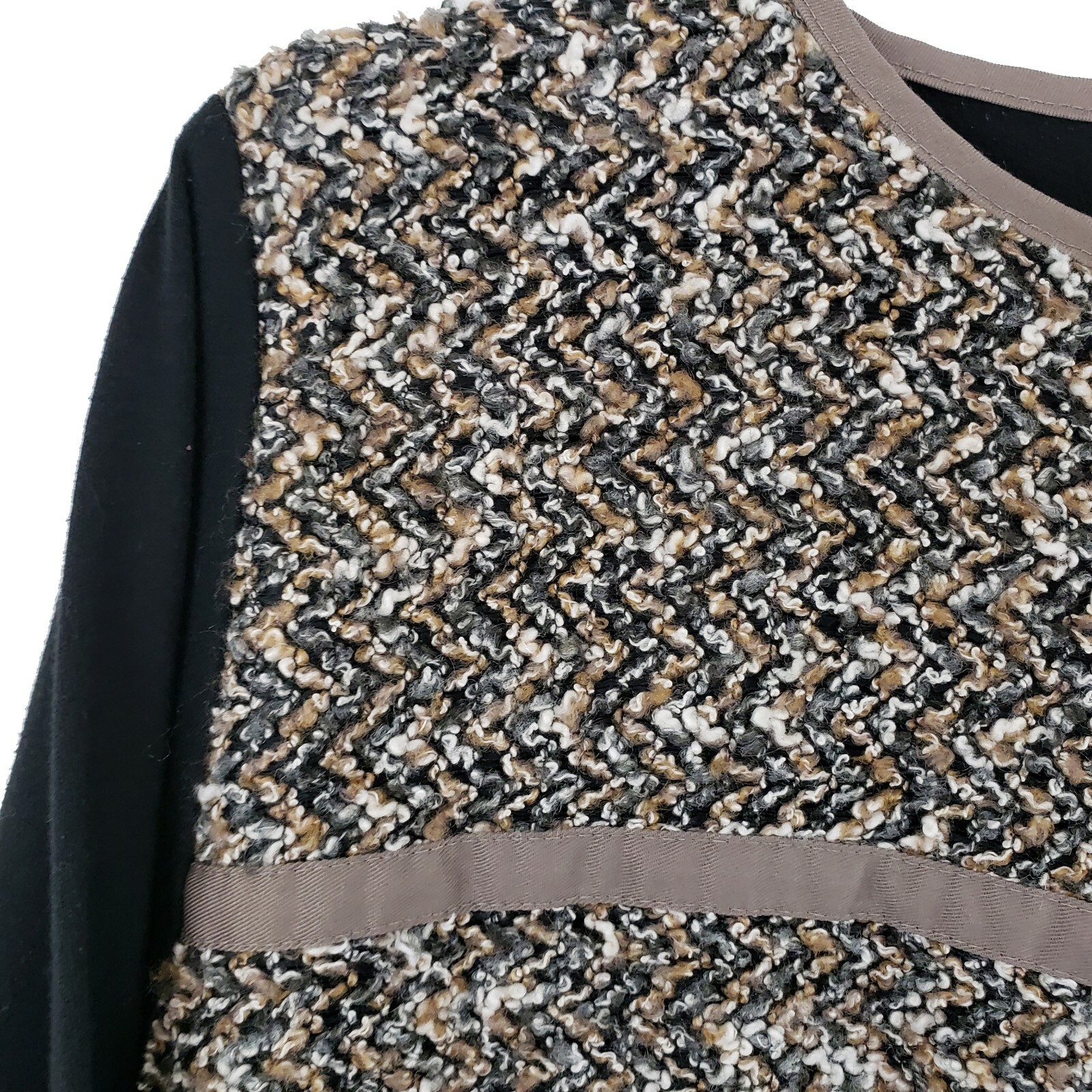 Sissies by Pierre Lamonte VTG 80s Black Sweater Size M