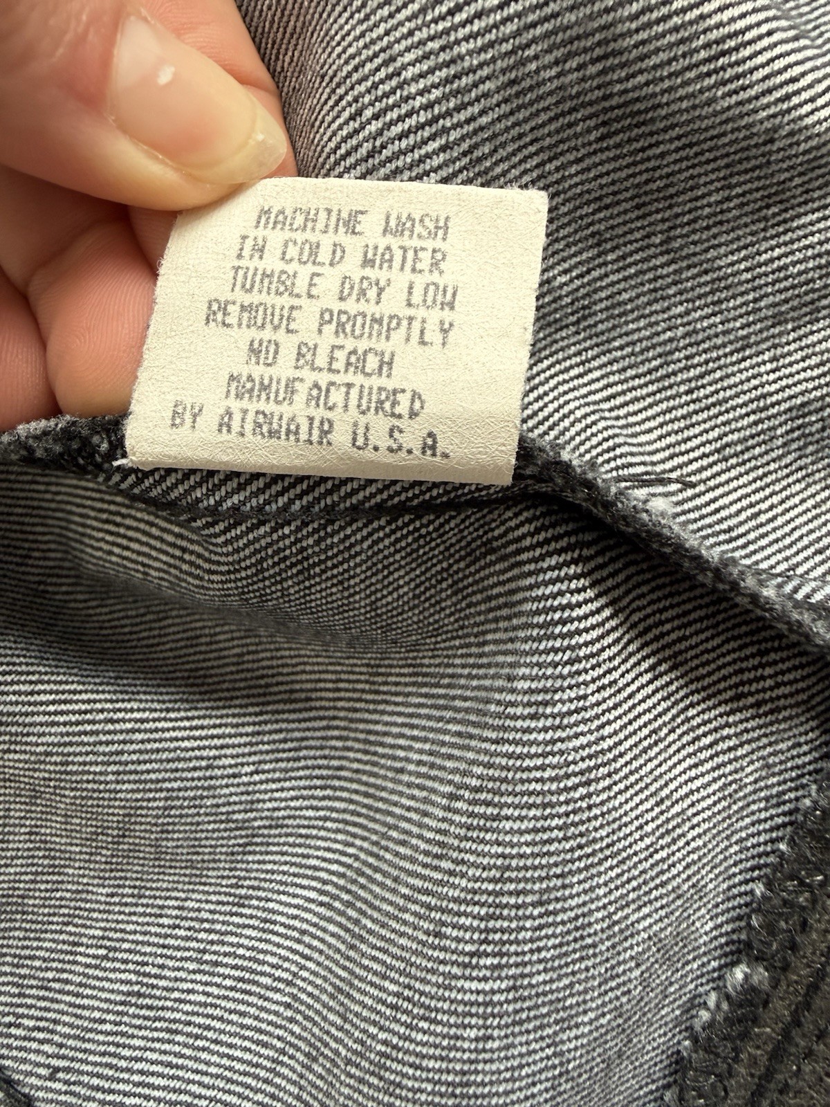 Vintage Y2K Vintage Dr Martens Air Wair Waxed Jacket Silver Gray Size Large